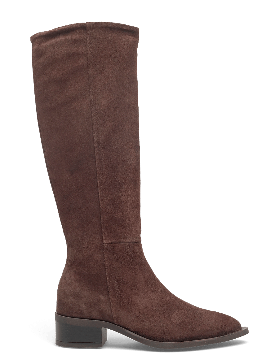 Pavement - PAFinka - kniehohe stiefel - brown suede - 1