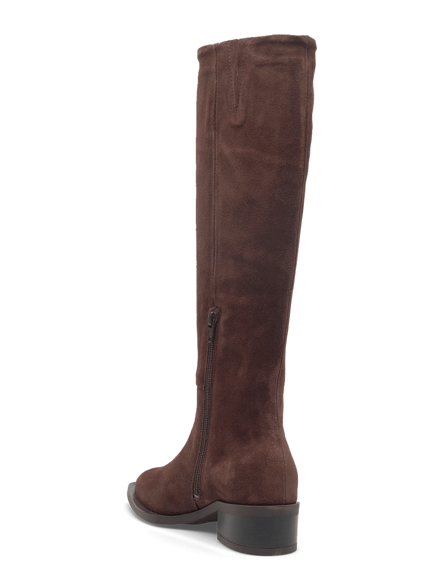 Pavement - PAFinka - kniehohe stiefel - brown suede - 2