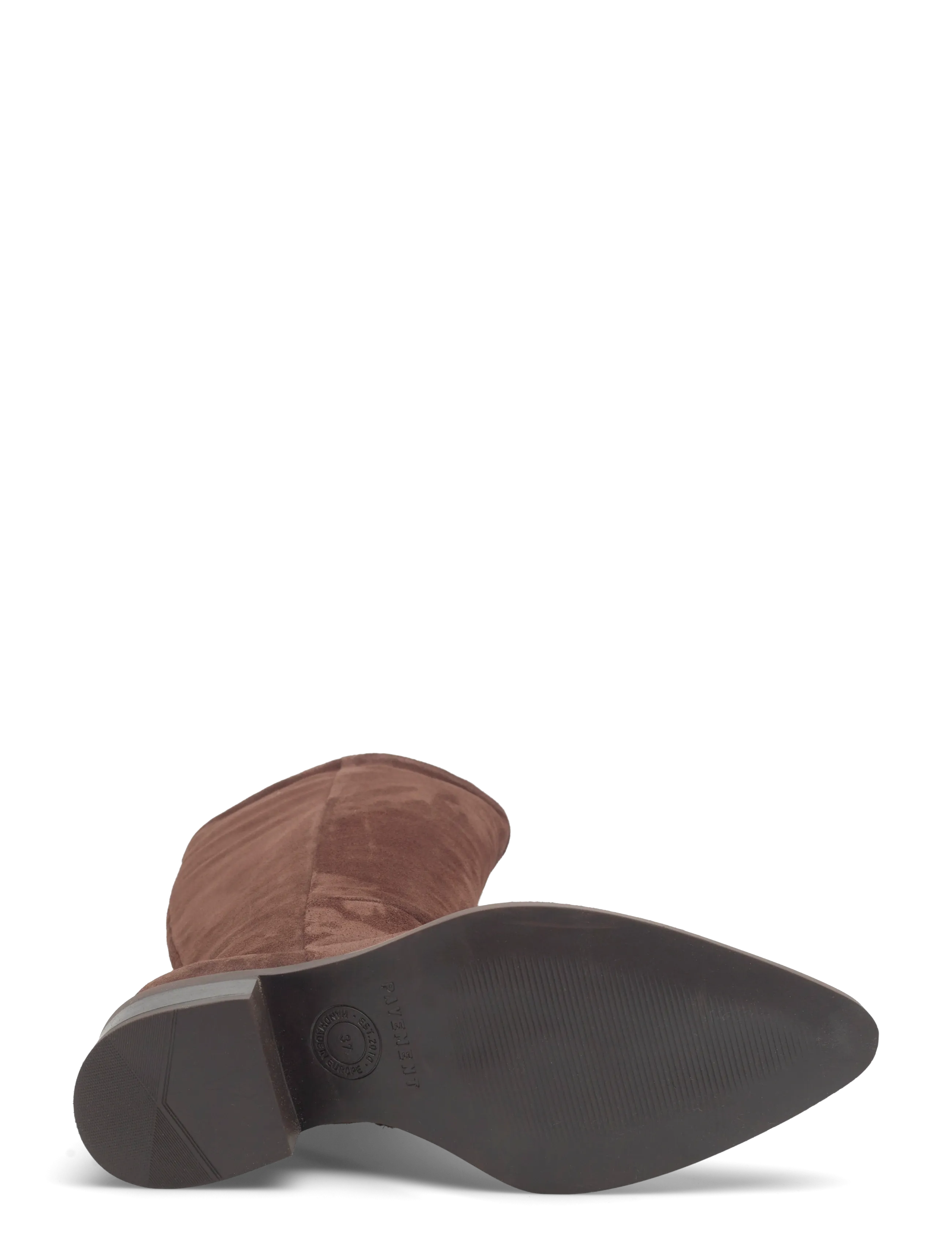 Pavement - PAFinka - langskaftede støvler - brown suede - 4