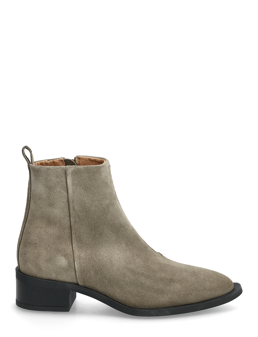 Pavement - Elva Suede - stiefeletten mit absatz - dust green suede - 1