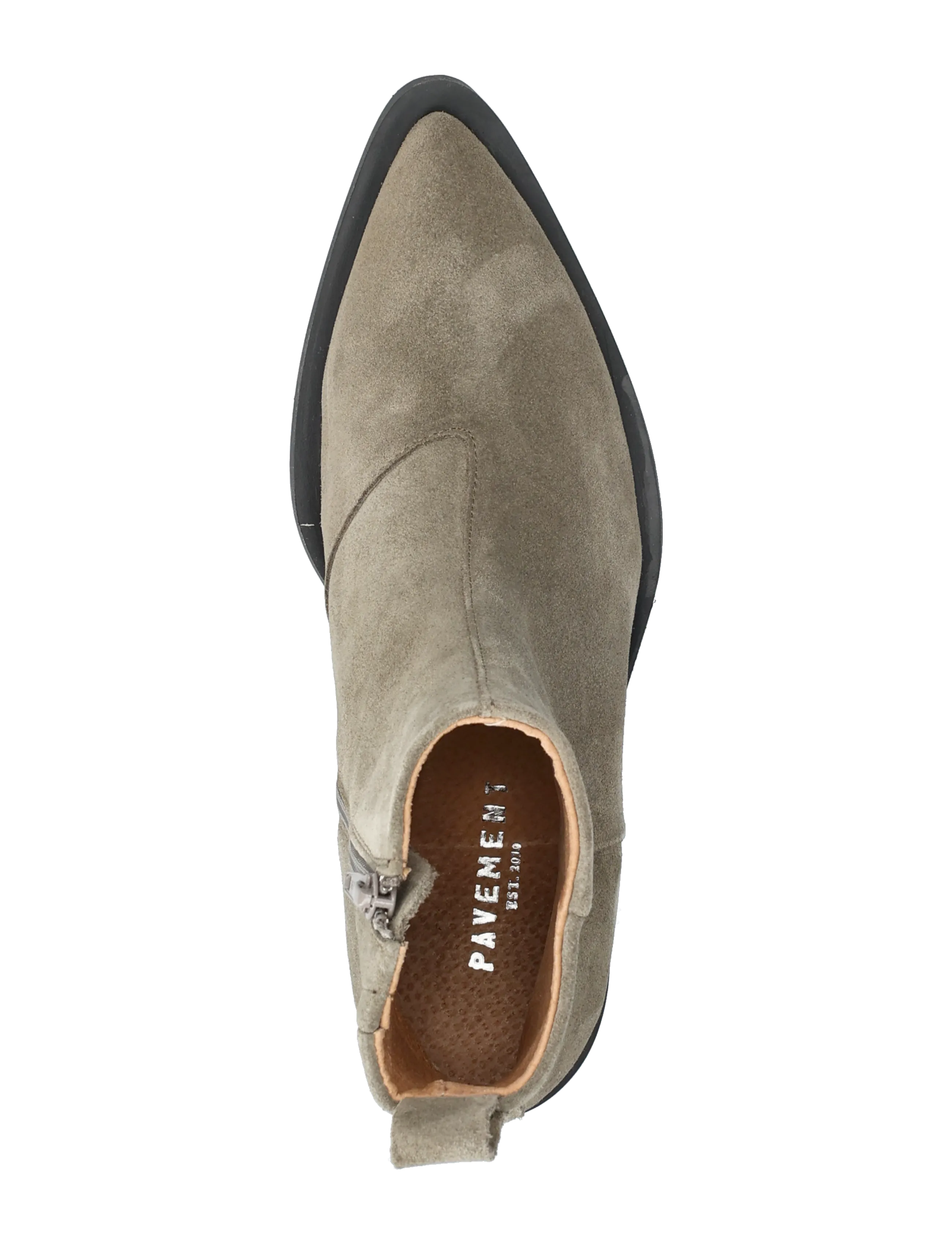 Pavement - Elva Suede - high heel - dust green suede - 3