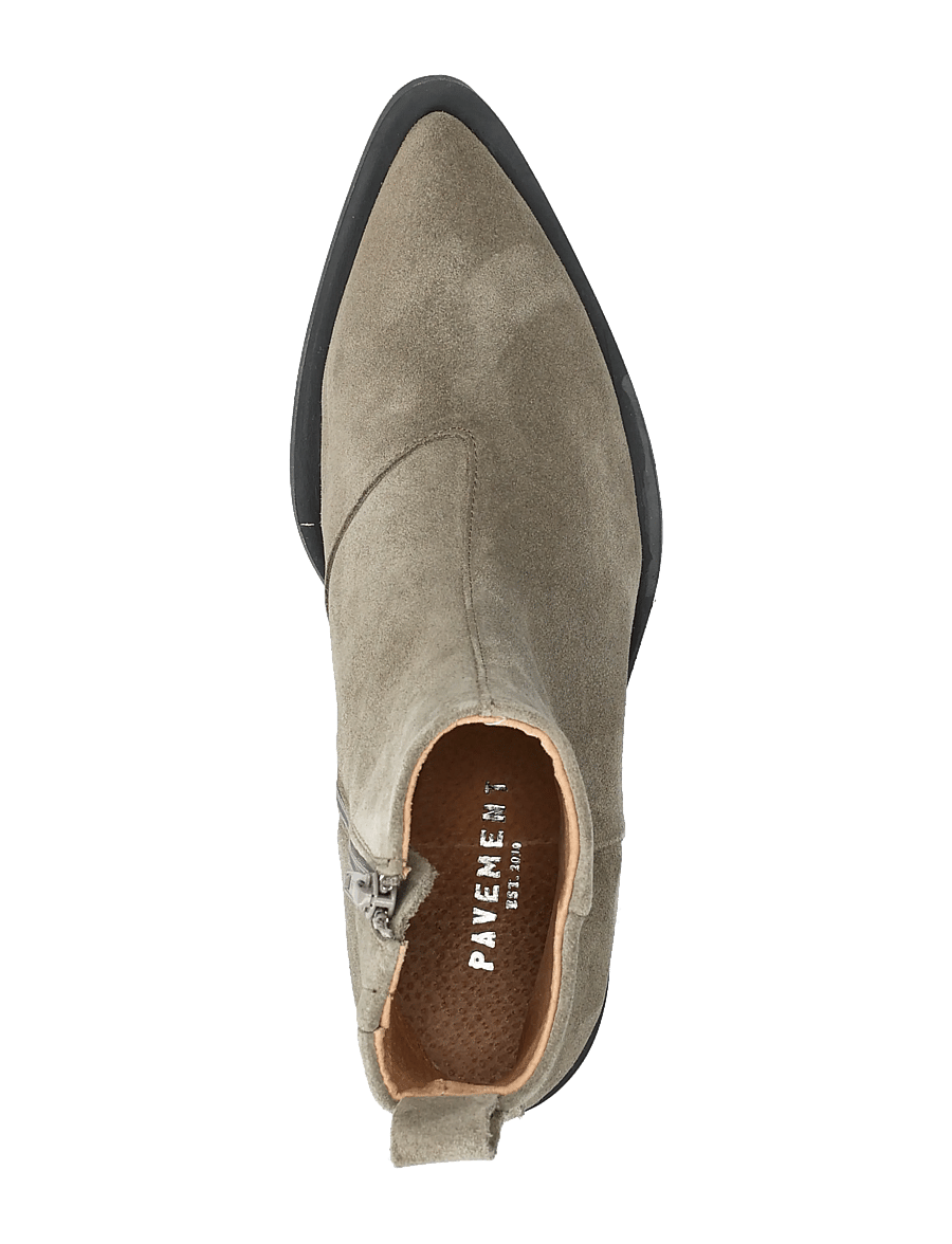 Pavement - Elva Suede - stiefeletten mit absatz - dust green suede - 3
