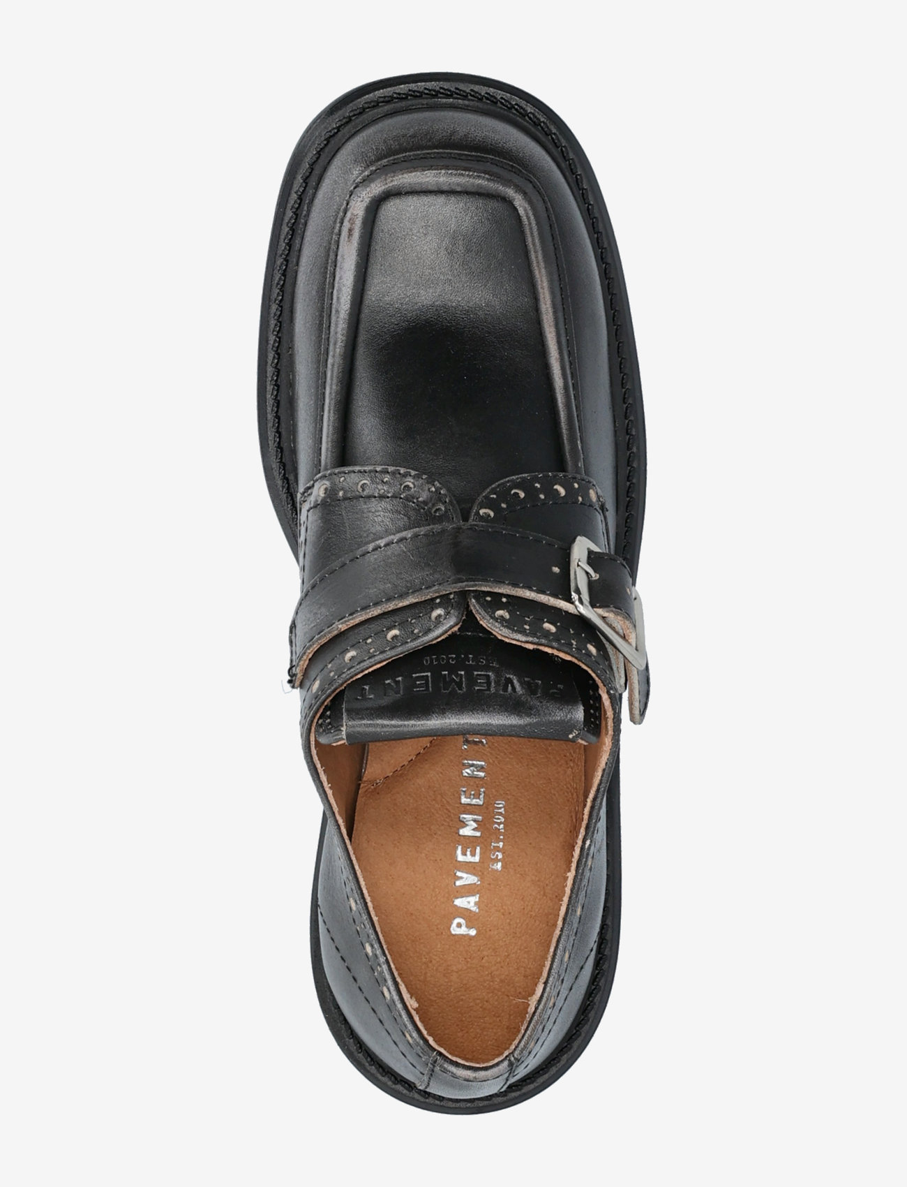 Pavement - Soley - heeled loafers - black matte - 3