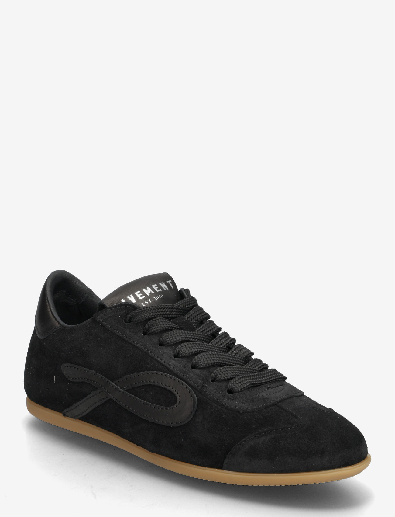 Pavement - PAJuno - lágir strigaskór - black suede - 0