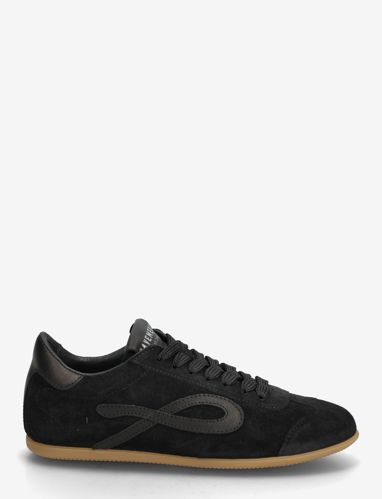 Pavement - PAJuno - lágir strigaskór - black suede - 1