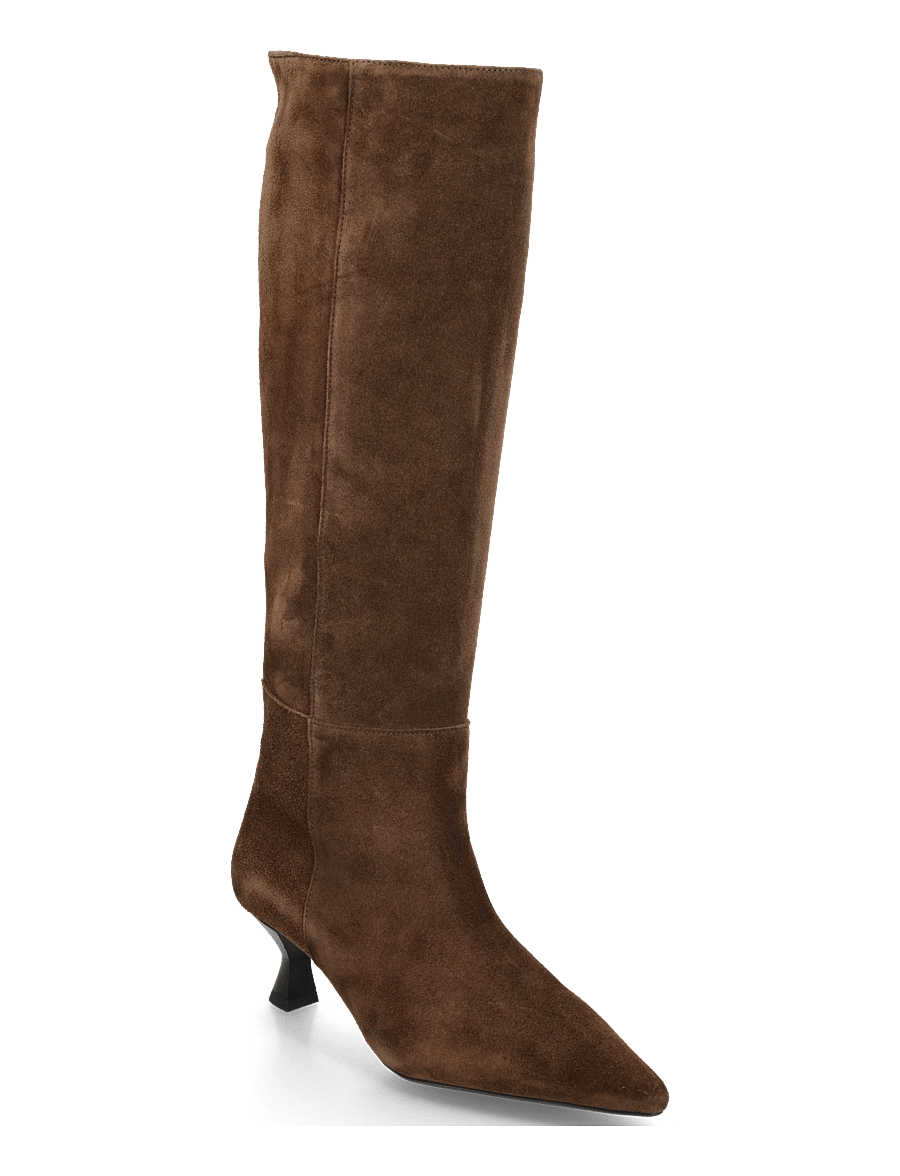 Pavement - PAMartina - kniehohe stiefel - brown suede - 0