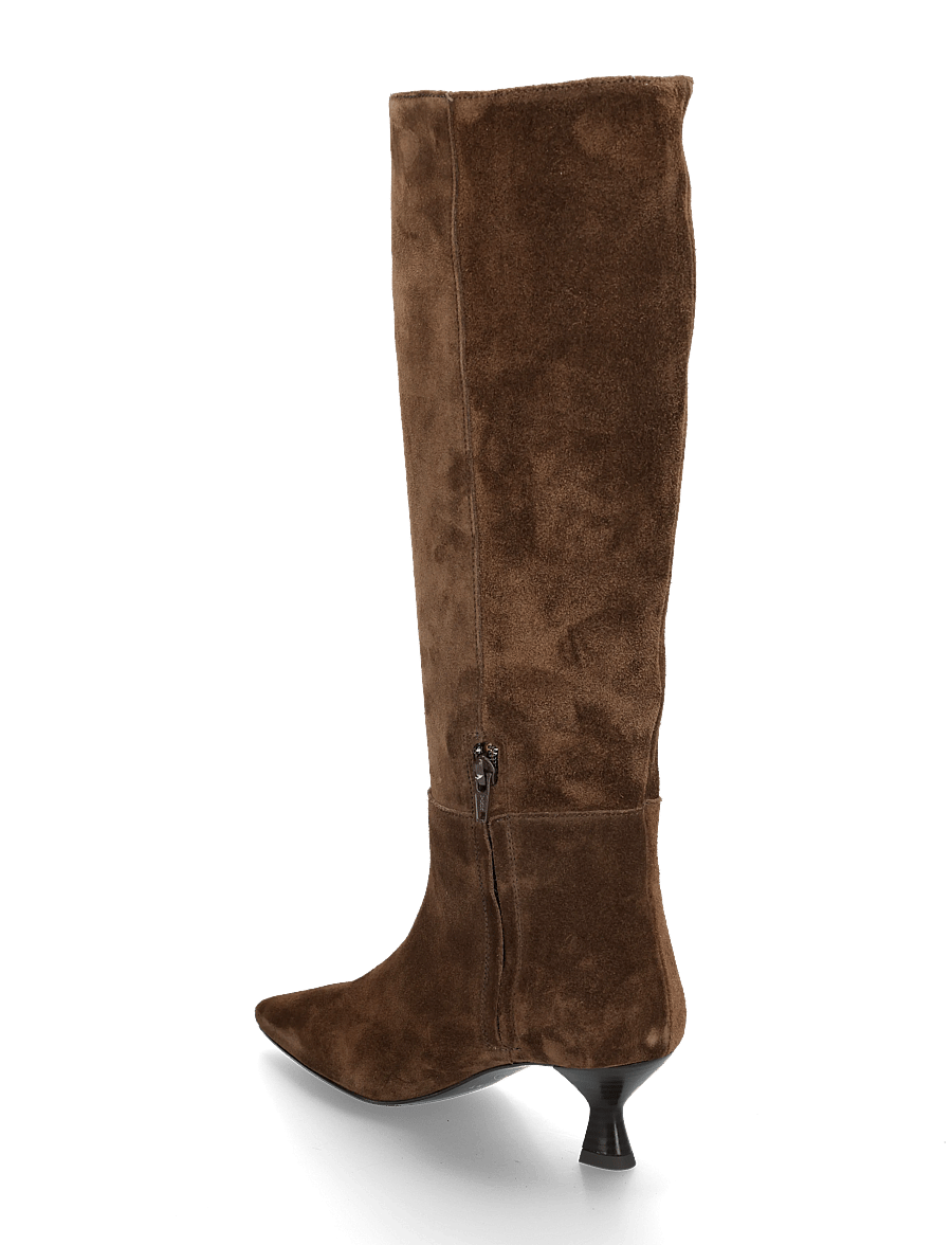 Pavement - PAMartina - langskaftede støvler - brown suede - 1