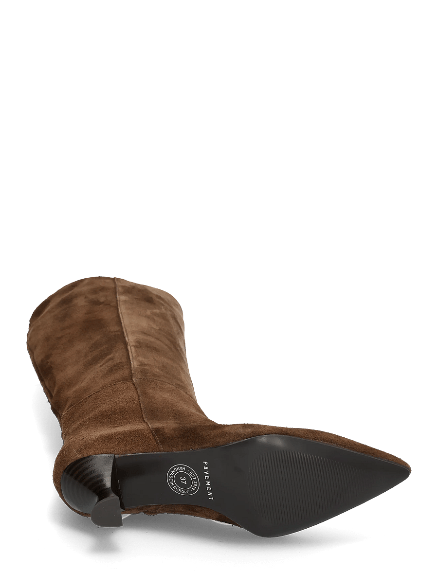 Pavement - PAMartina - knähöga stövlar - brown suede - 4