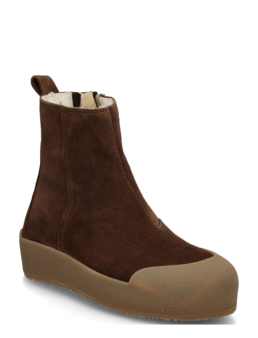 Pavement - PAKatrin - flache stiefeletten - brown suede - 0