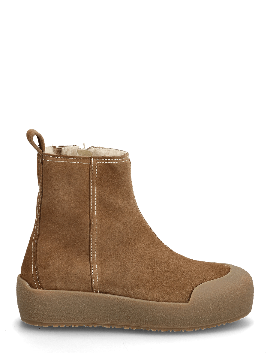 Pavement - PAKatrin - flat ankle boots - taupe suede - 1