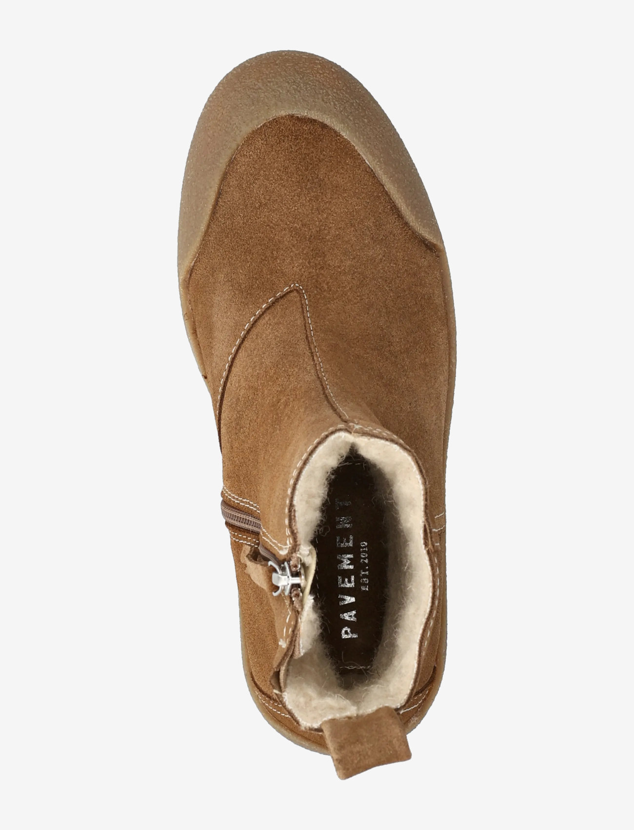 Pavement - Katrin - madalad poolsaapad - taupe suede - 3