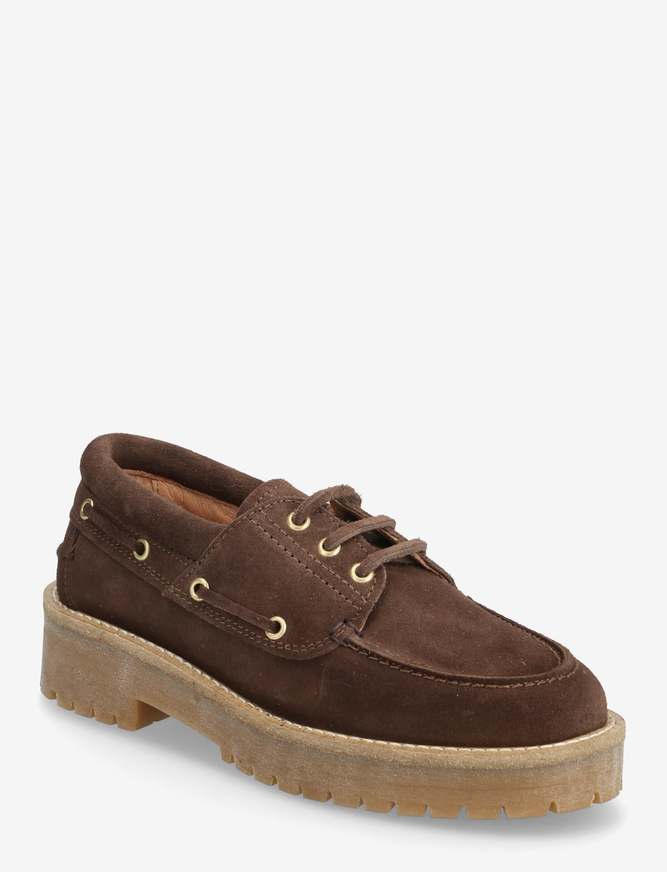 Pavement - Alvina suede plateau - sejlersko - brown suede - 0