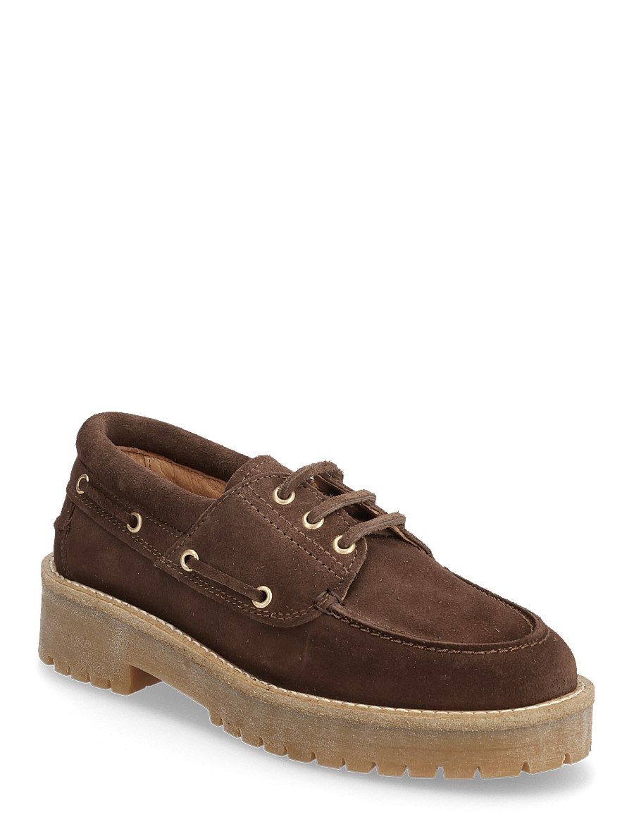 Pavement - Alvina suede plateau - bootsschuhe - brown suede - 0