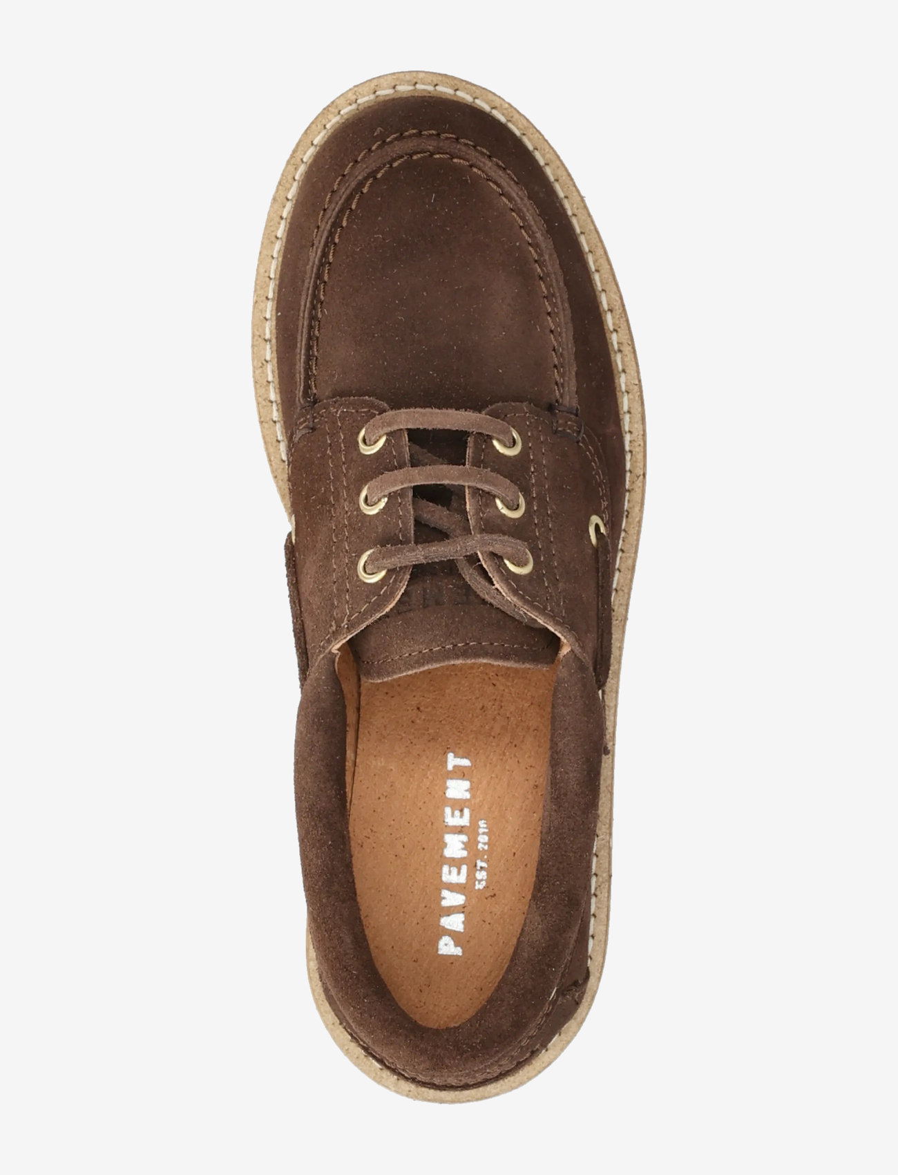 Pavement - Alvina suede plateau - sejlersko - brown suede - 3