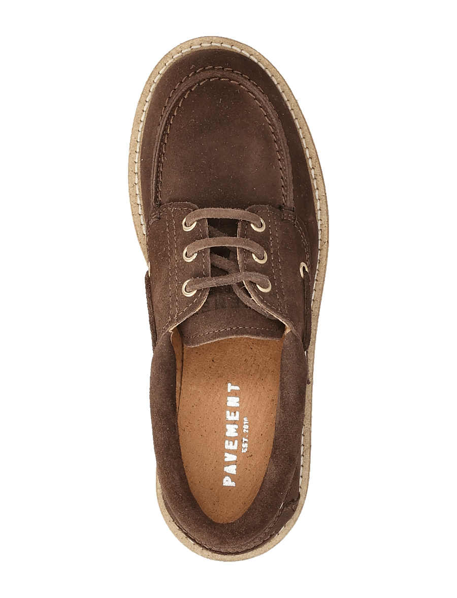 Pavement - Alvina suede plateau - bootsschuhe - brown suede - 3