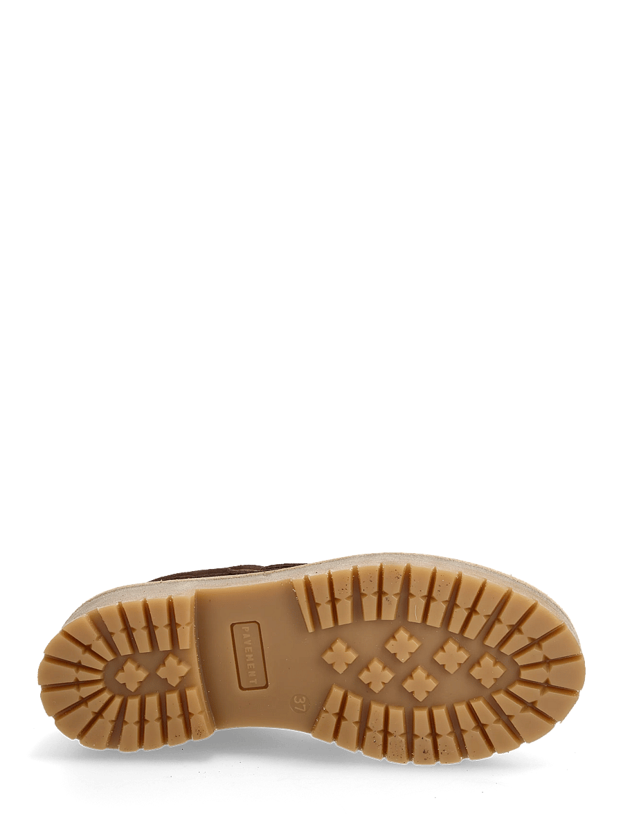 Pavement - Alvina suede plateau - bootsschuhe - brown suede - 4