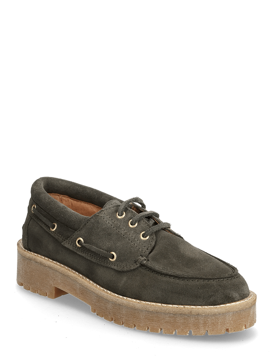 Pavement - Alvina suede plateau - sejlersko - dark green suede - 0