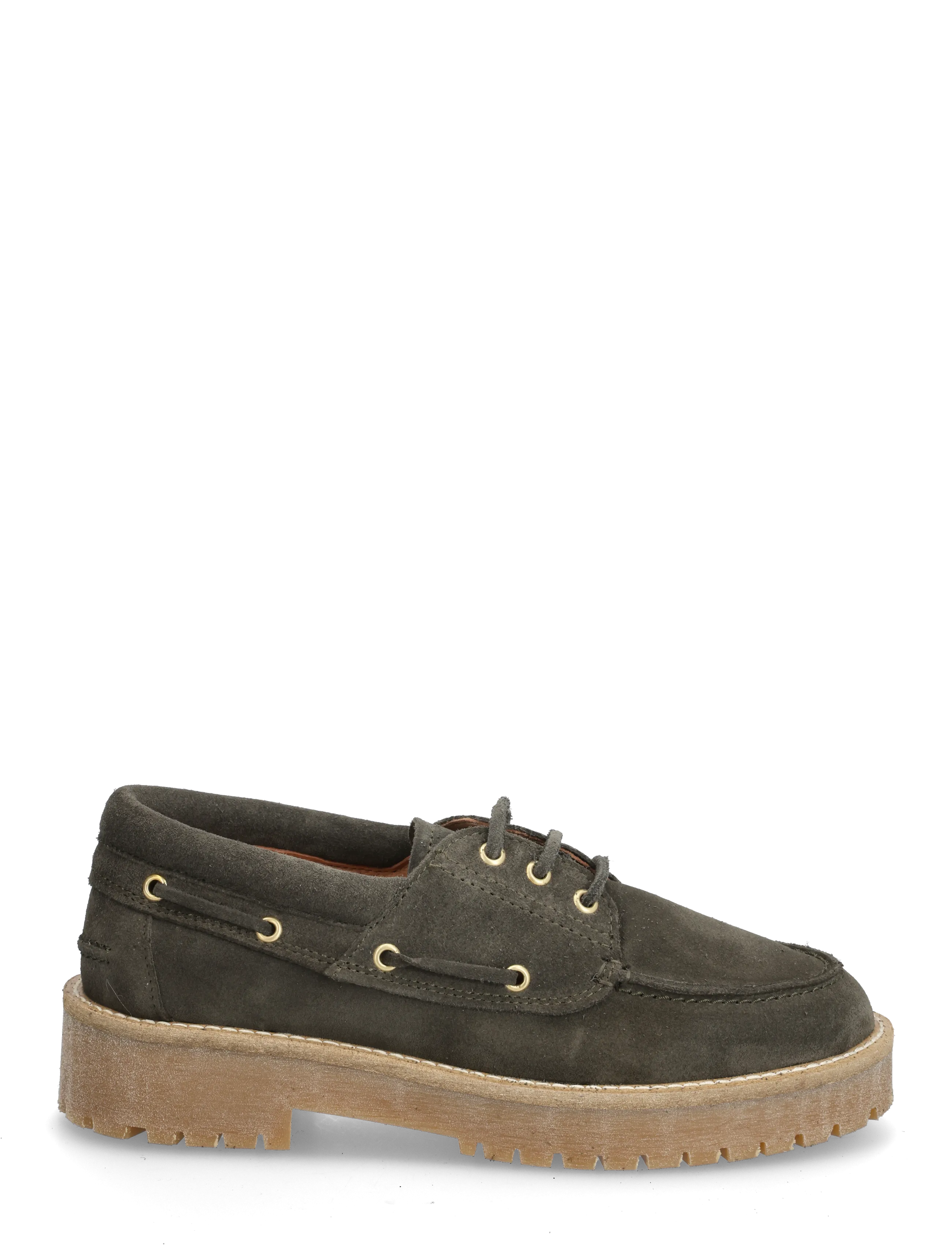 Pavement - Alvina suede plateau - dark green suede - 1