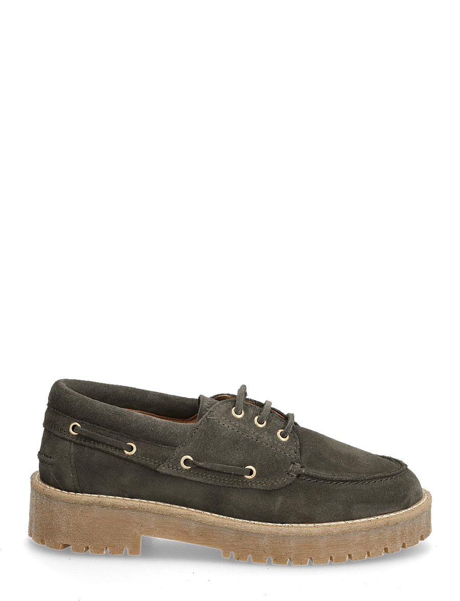 Pavement - Alvina suede plateau - sejlersko - dark green suede - 1
