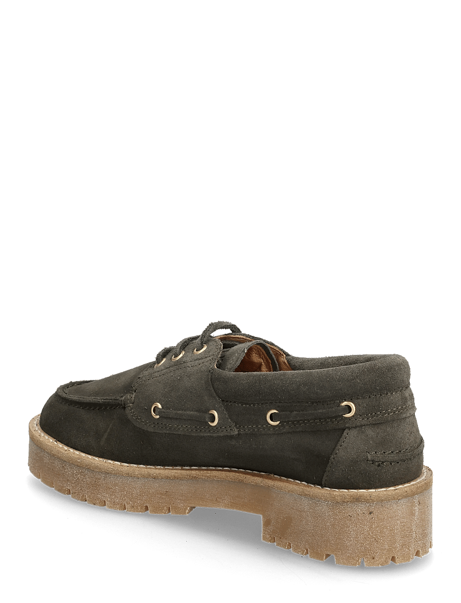 Pavement - Alvina suede plateau - sejlersko - dark green suede - 2