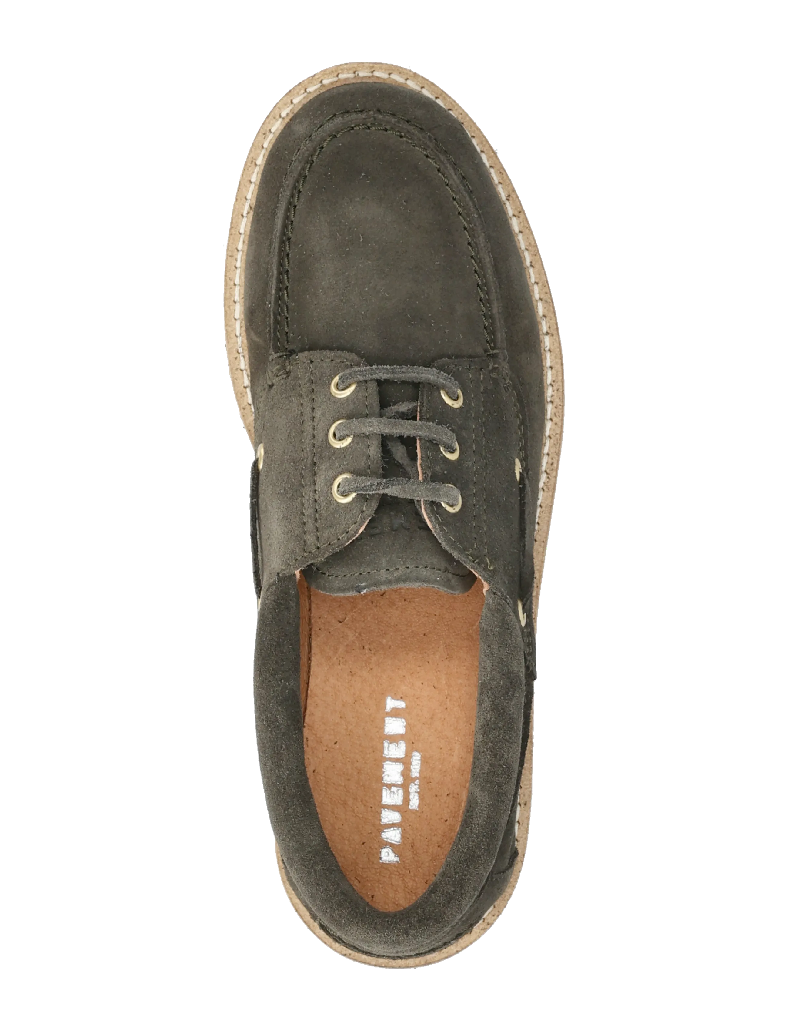 Pavement - Alvina suede plateau - dark green suede - 3