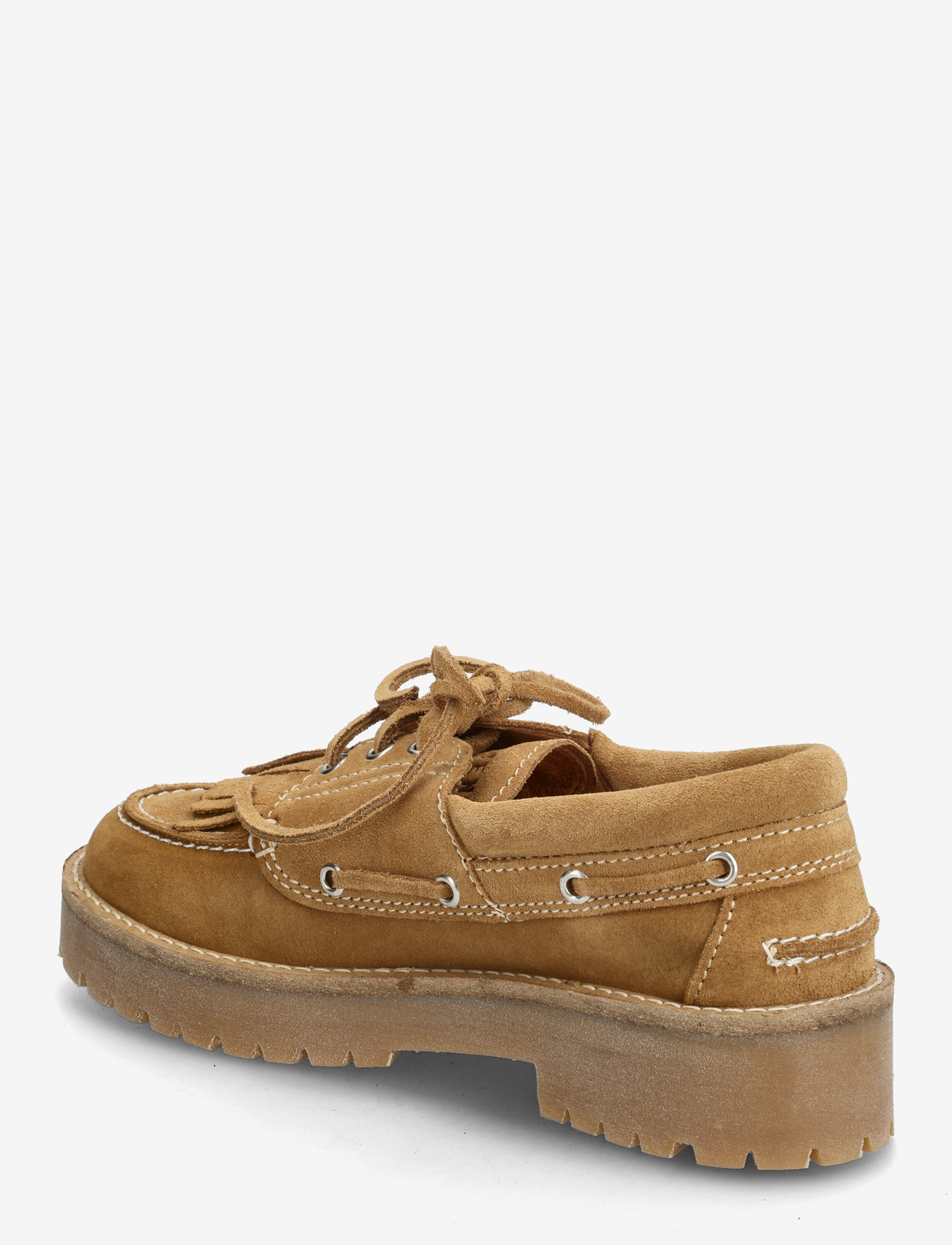 Pavement - Alvina Fringle Suede - sejlersko - taupe - 2
