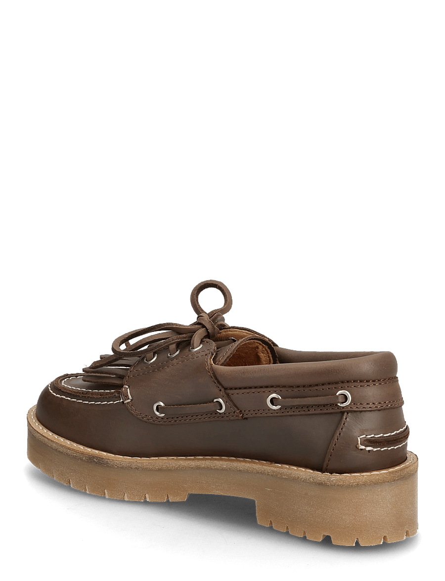 Pavement - Alvina Plateau Fringle - modetrends - brown nubuck - 2