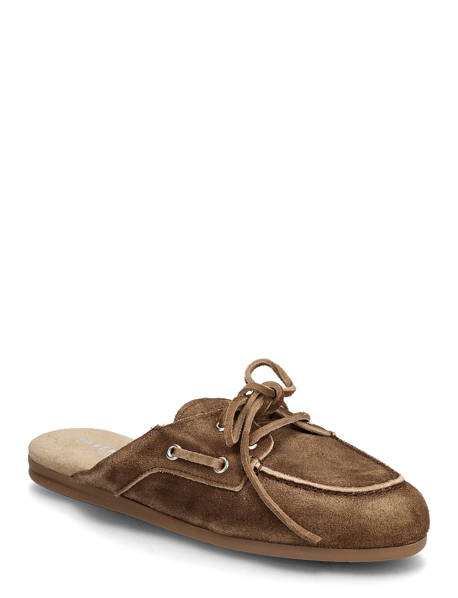 Pavement - Yasma - flache pantoletten - brown suede - 0