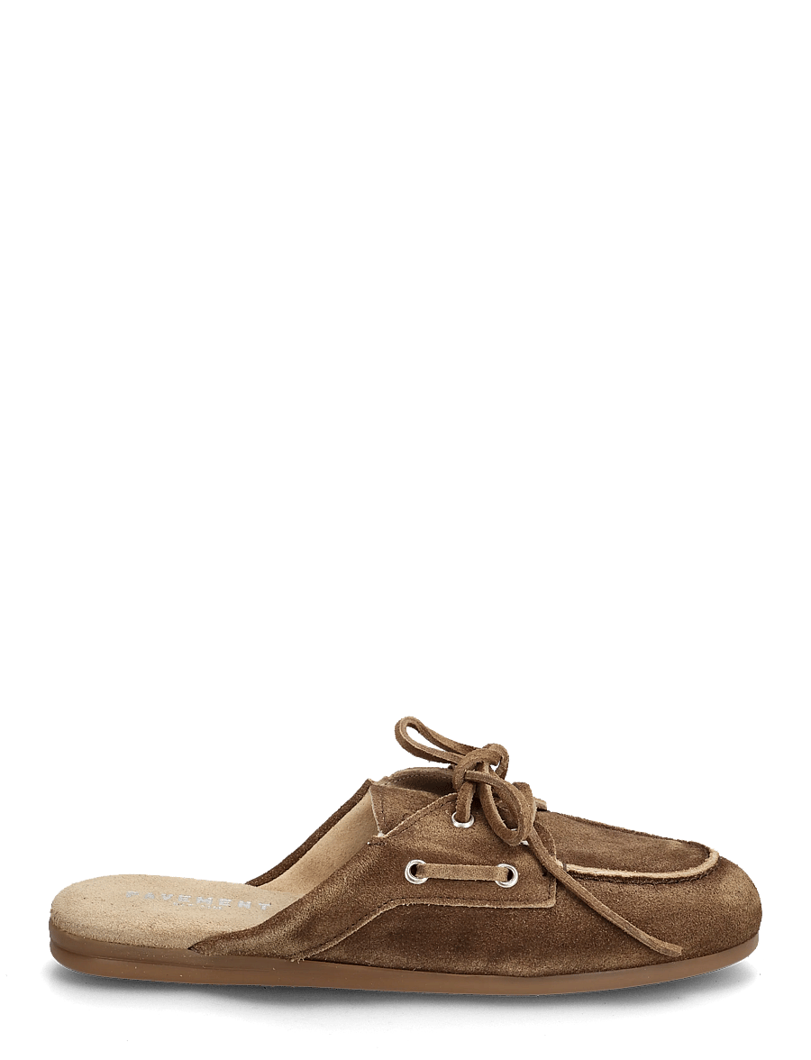 Pavement - Yasma - flache pantoletten - brown suede - 1