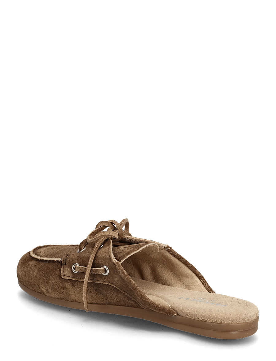 Pavement - Yasma - flache pantoletten - brown suede - 2