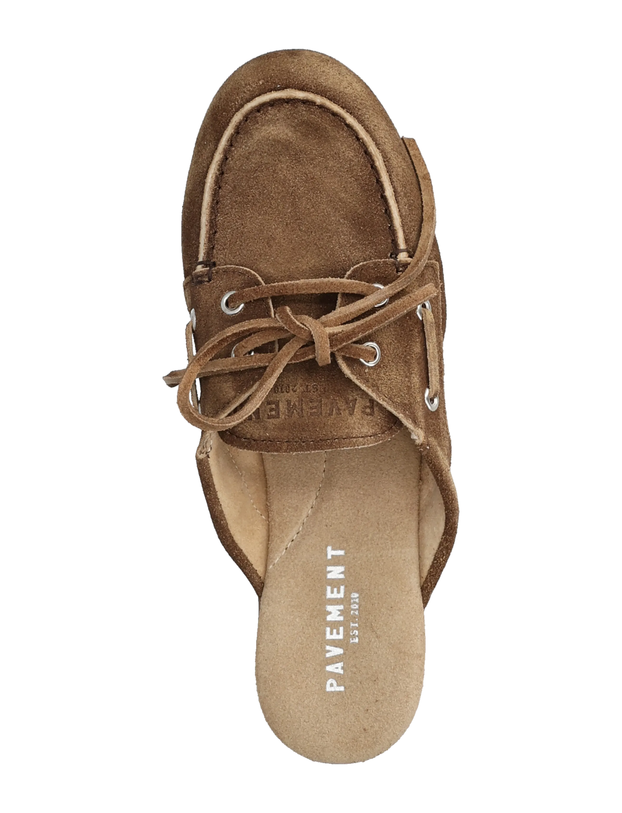 Pavement - Yasma - flade mules - brown suede - 3