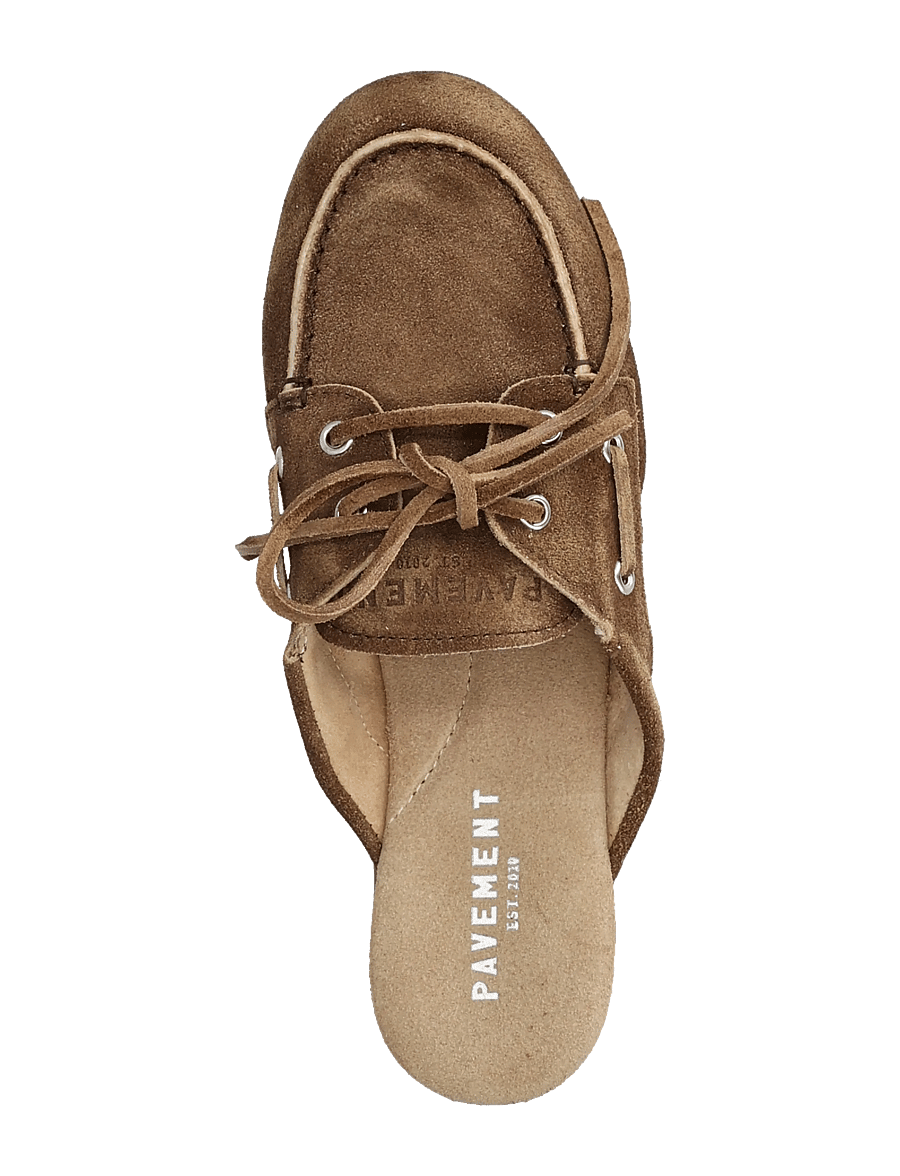 Pavement - Yasma - flache pantoletten - brown suede - 3