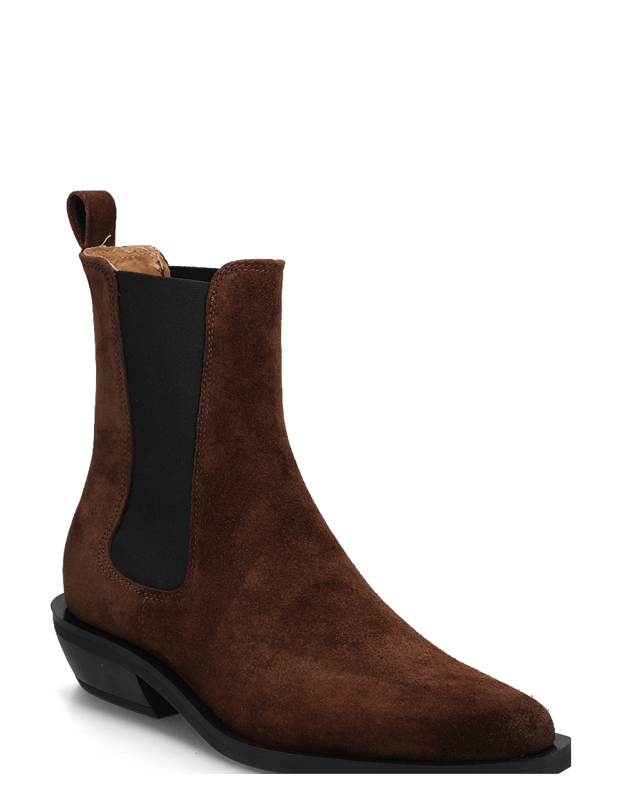Pavement - PAAlmira - heeled ankle boots - brown suede - 0