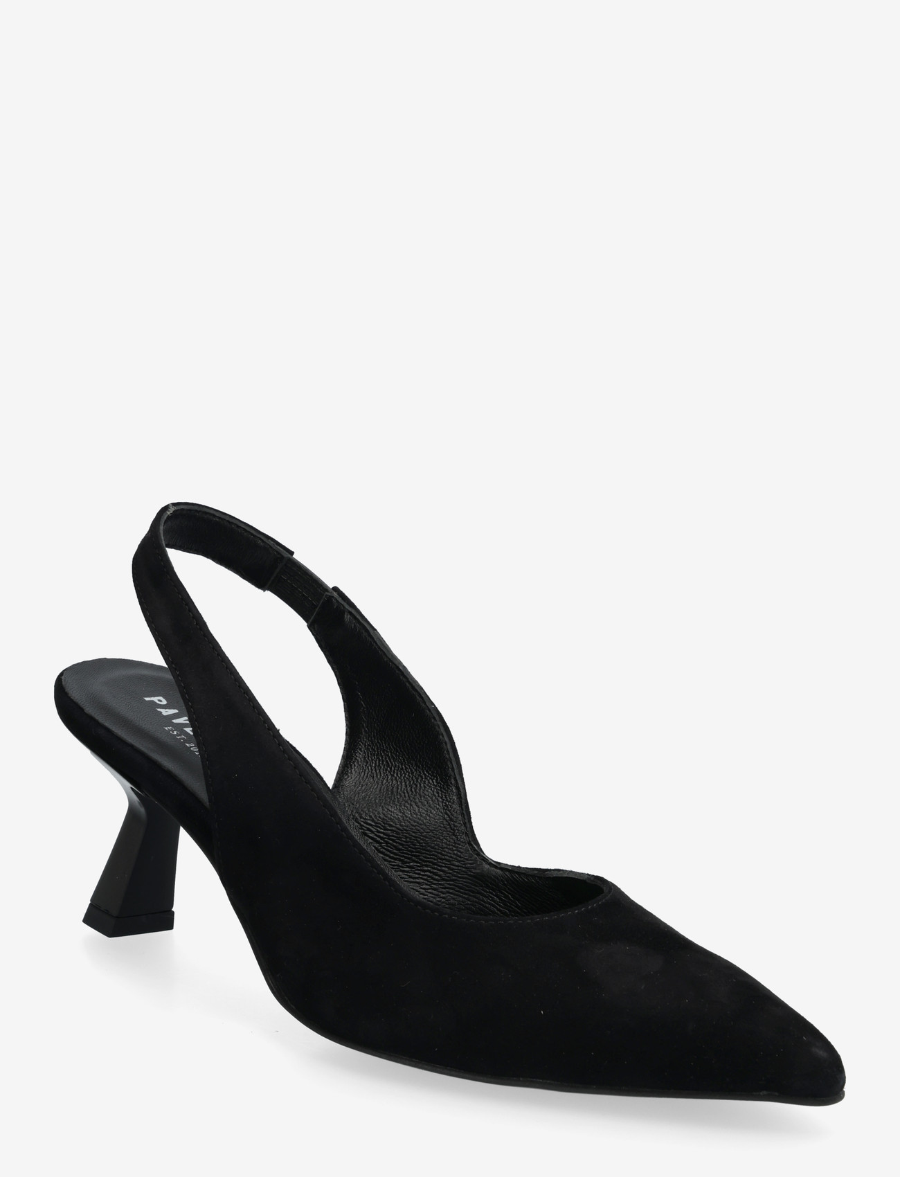 Pavement - Therese Suede - högklackade slingbacks - black suede - 0