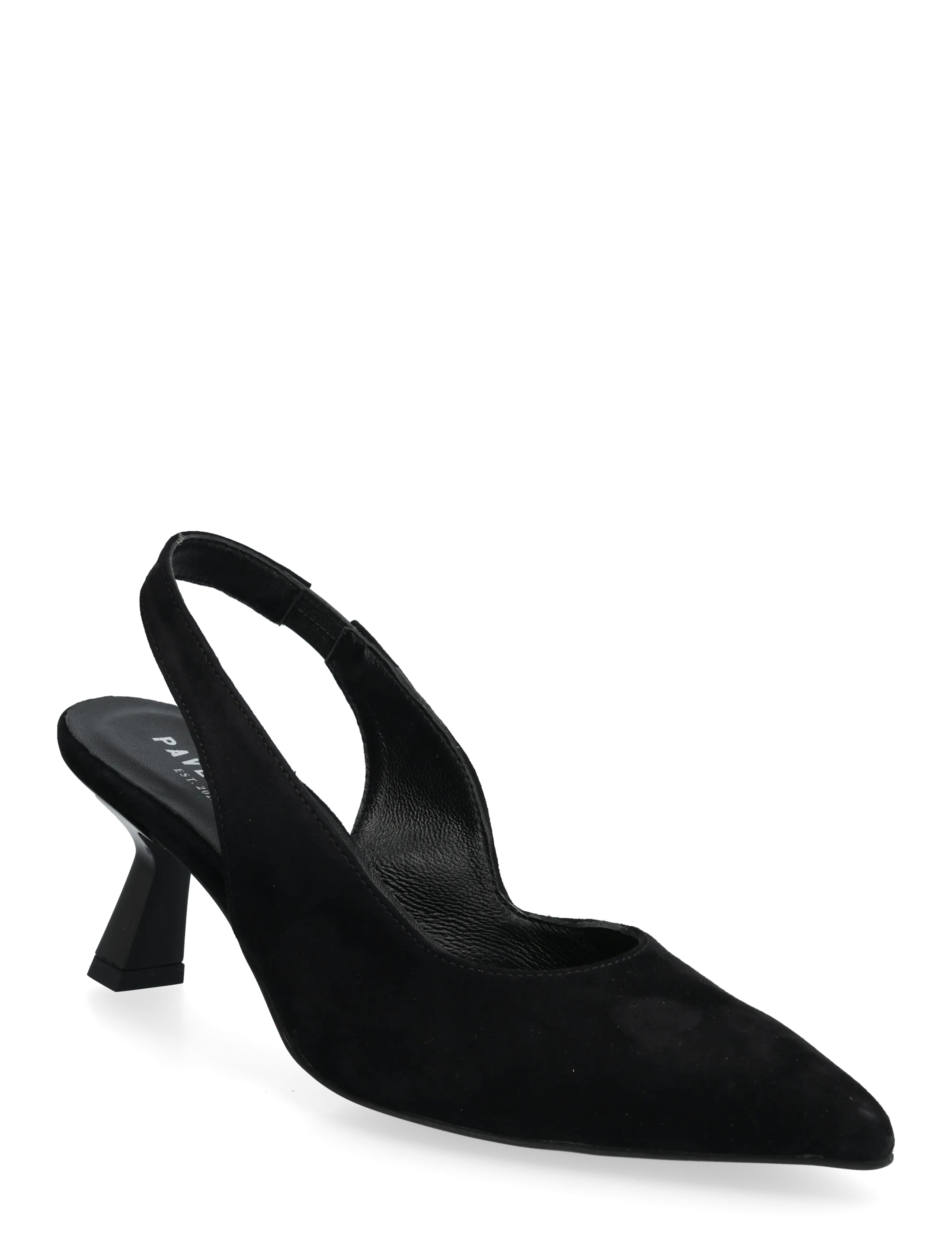 Pavement Therese Suede - Slingbacks - BLACK SUEDE / black