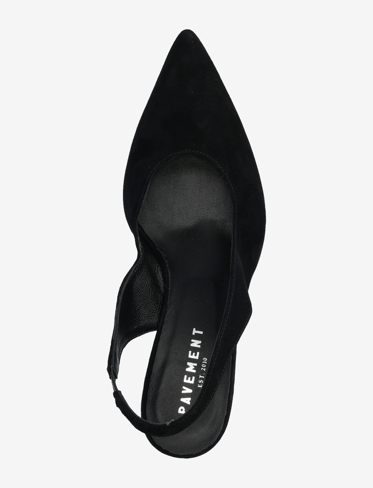 Pavement - Therese Suede - högklackade slingbacks - black suede - 3