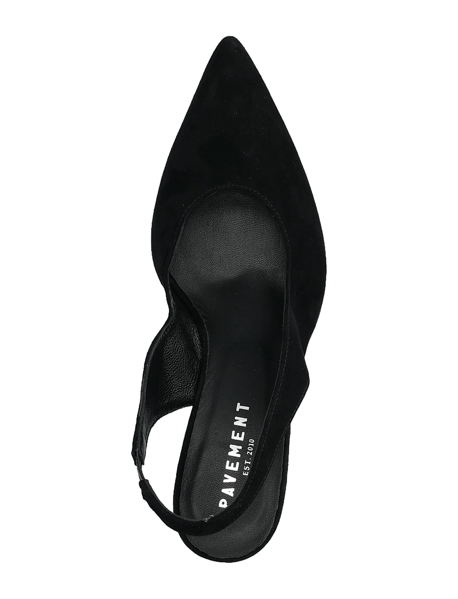 Pavement - Therese Suede - slingbacks mit absatz - black suede - 3