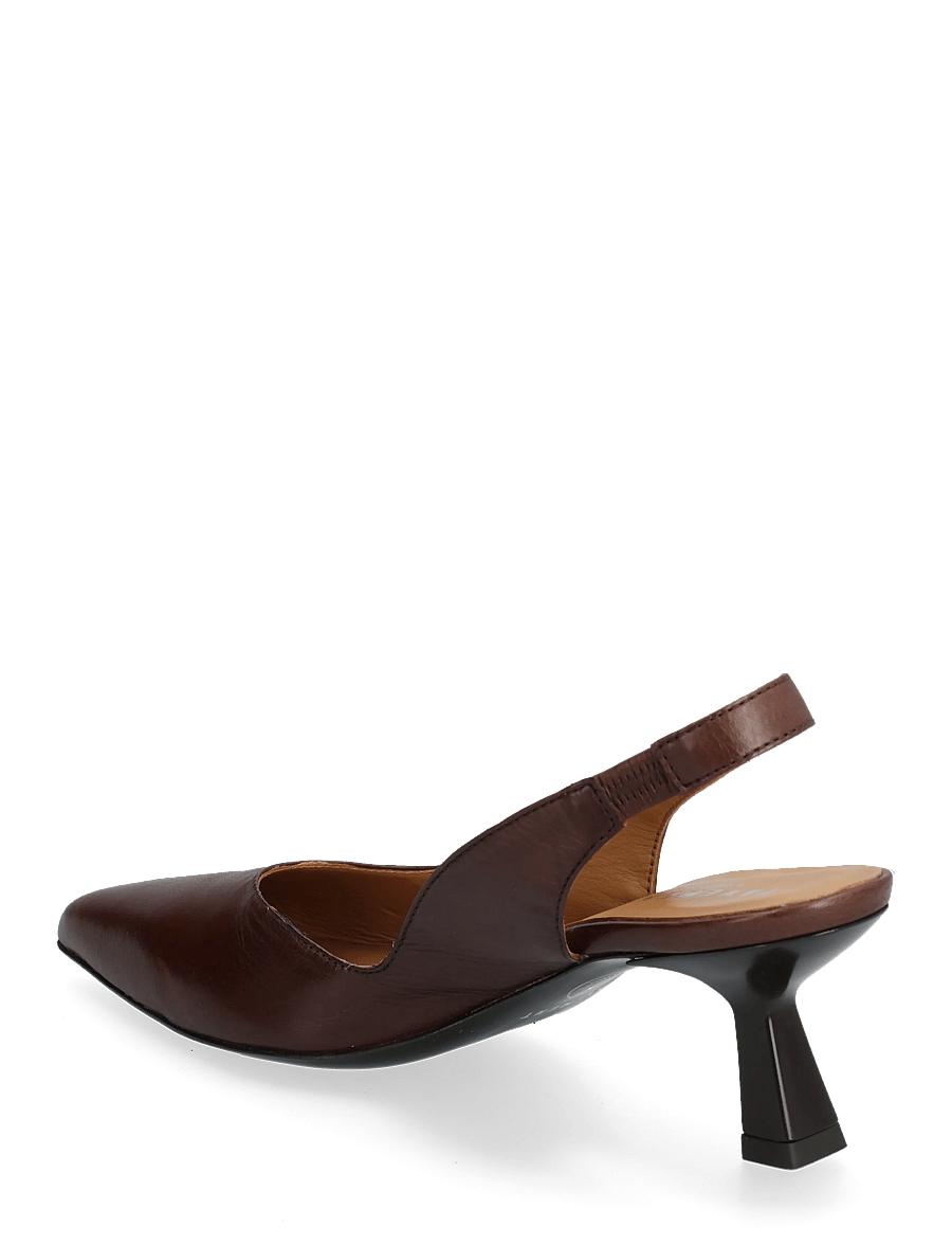 Pavement - Therese - högklackade slingbacks - brown - 2