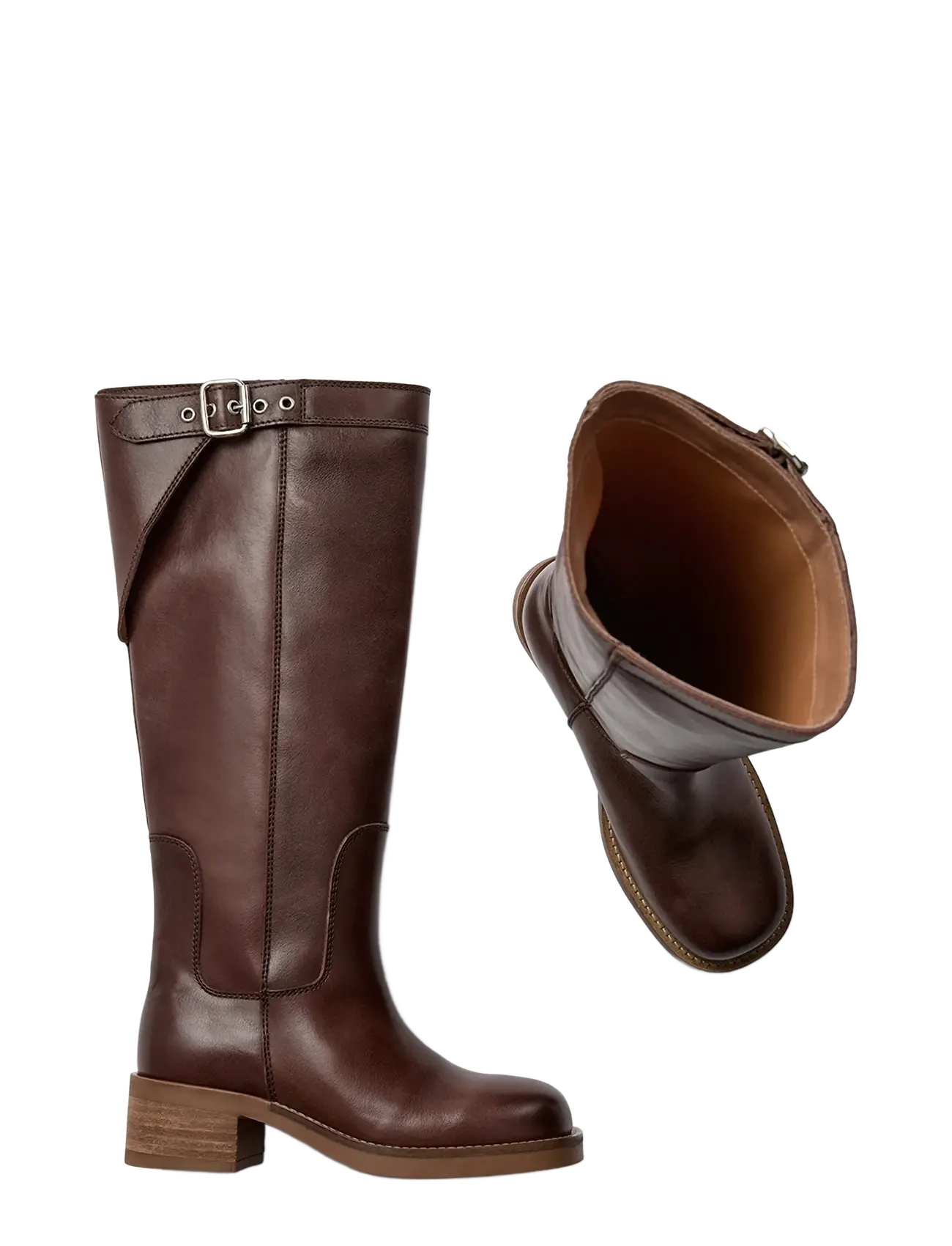Pavement - PAAnine Vintage - knähöga stövlar - brown - 4
