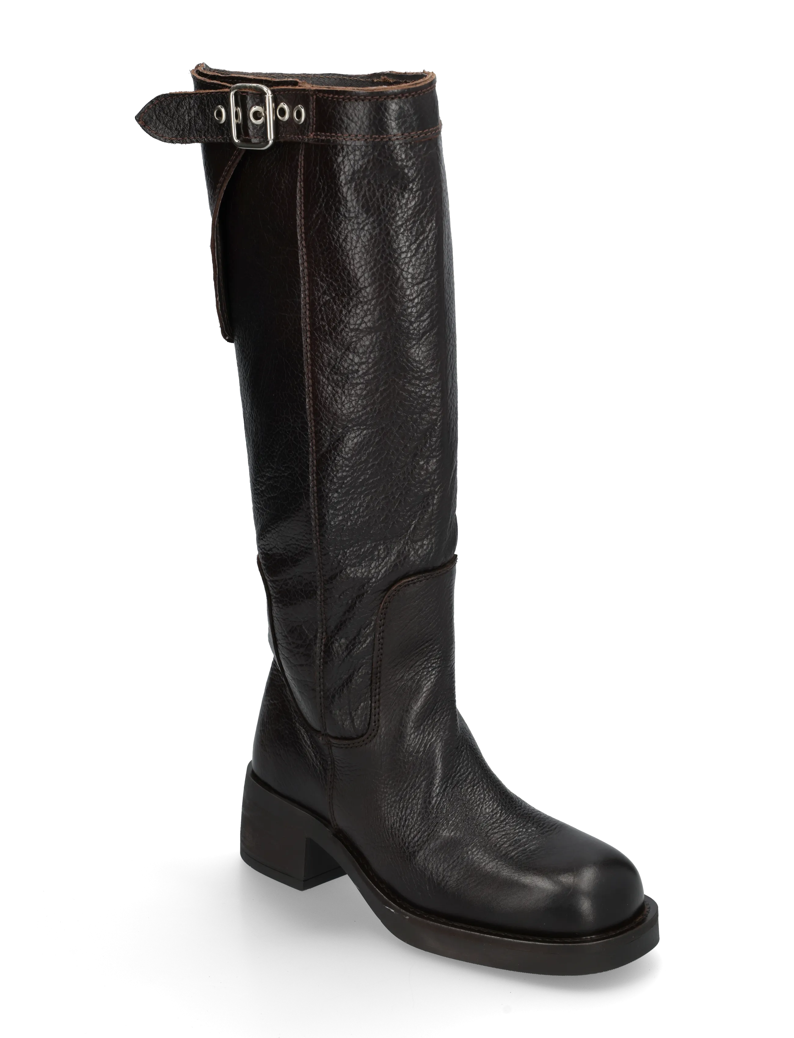Pavement PAAnine Buffalo - Kniehohe Stiefel - BROWN / brown