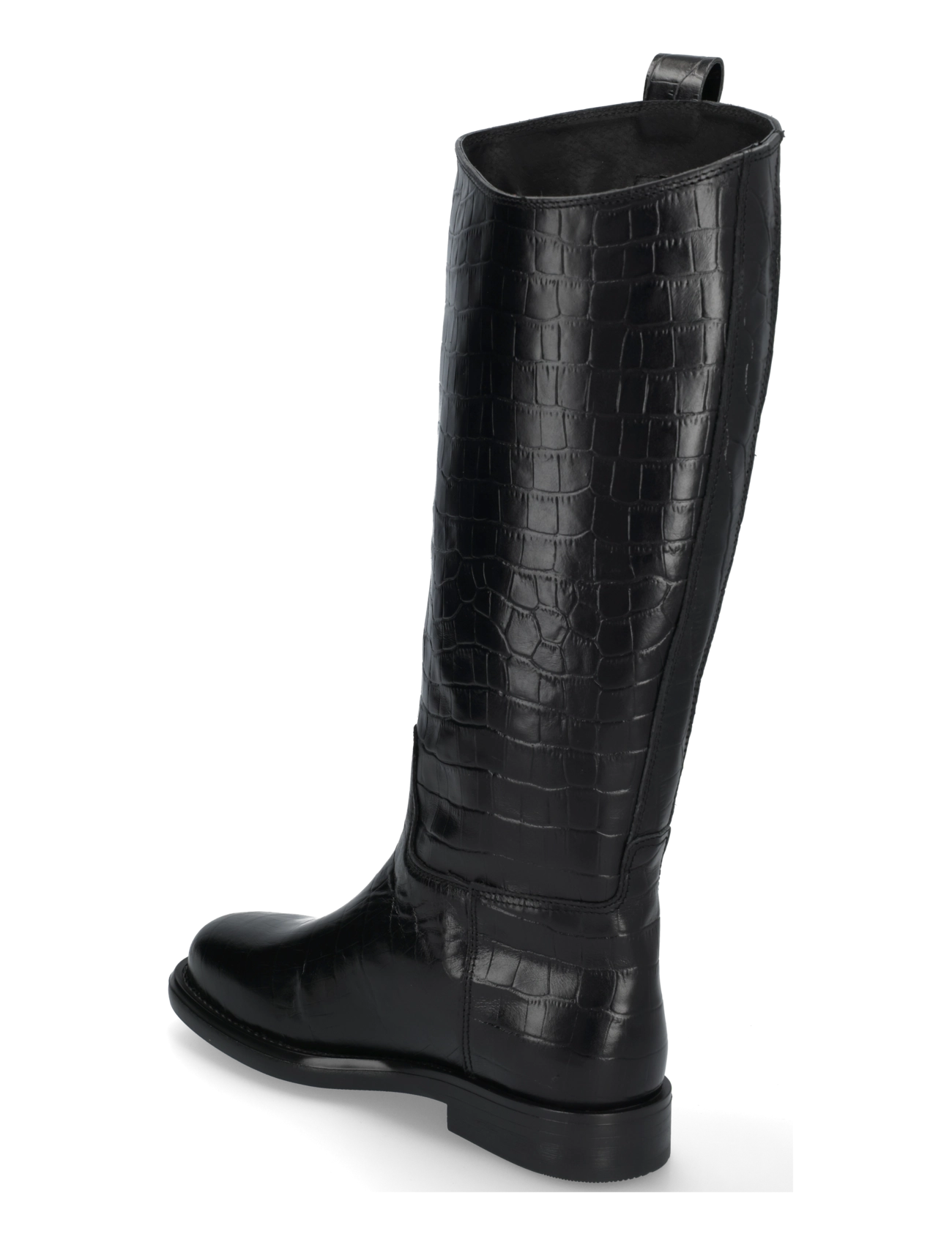 Pavement - PAEline Croco - kniehohe stiefel - black - 1
