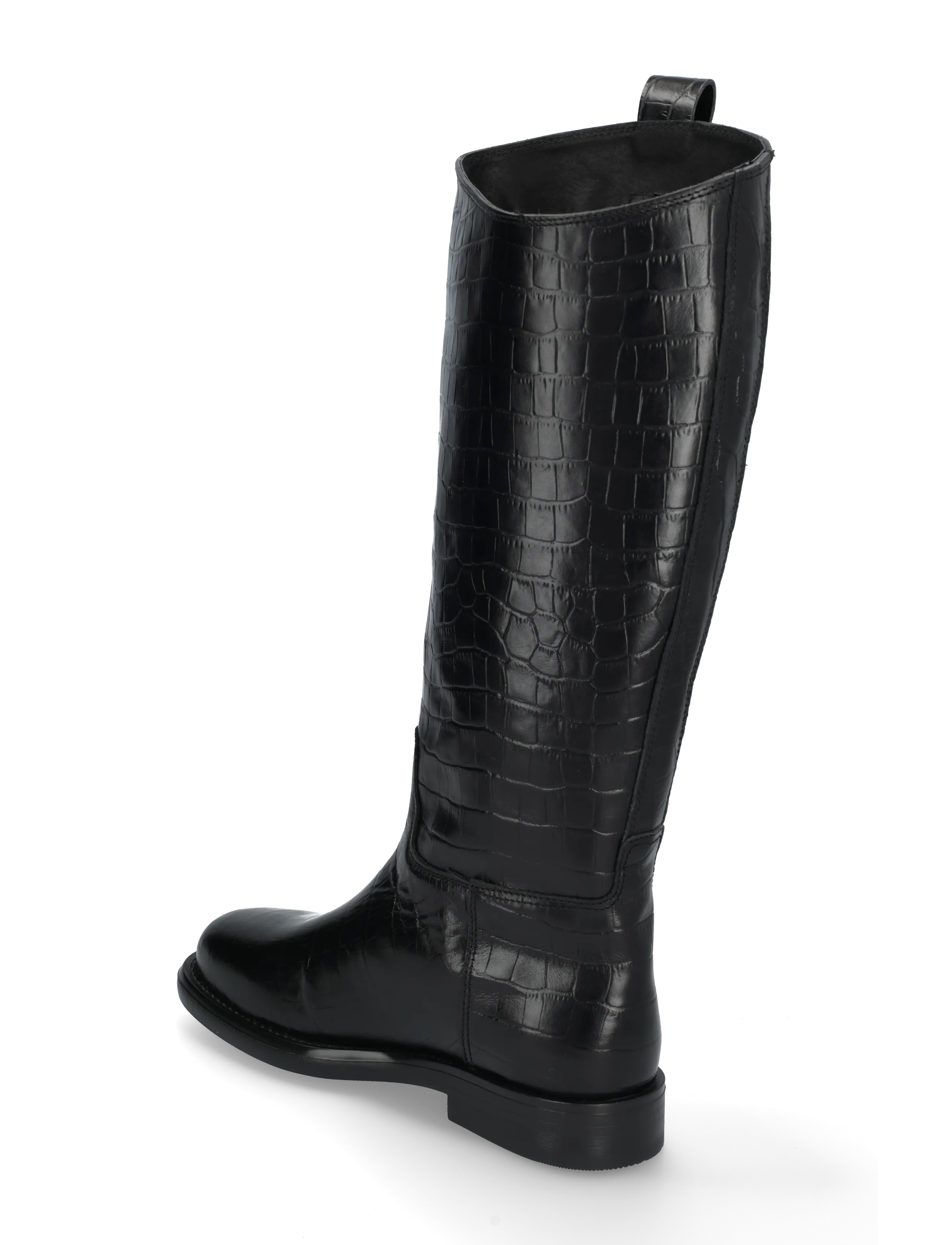 Pavement - PAEline Croco - kniehohe stiefel - black - 1
