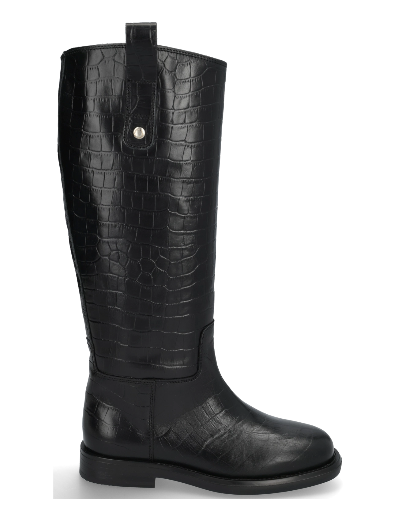 Pavement - PAEline Croco - kniehohe stiefel - black - 2