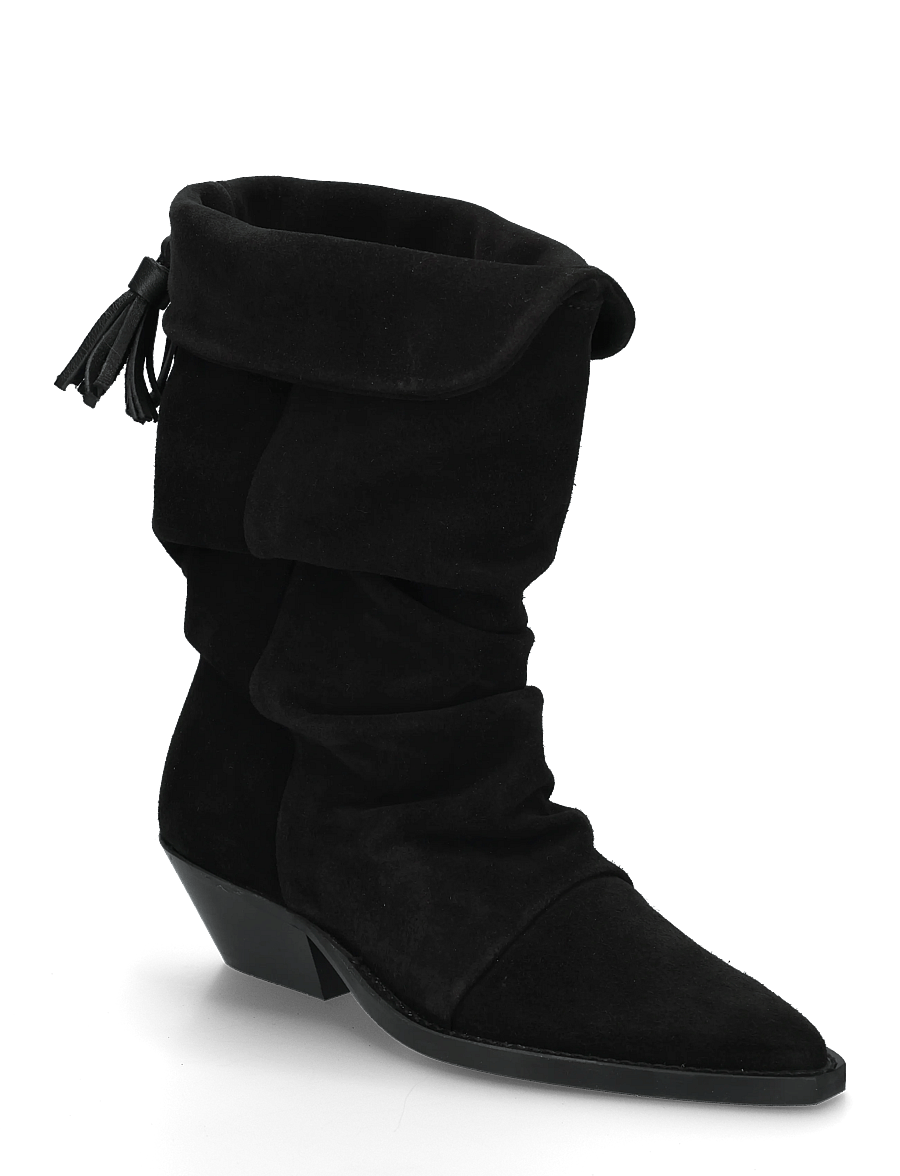 Pavement - PABirk Suede - stiefeletten mit absatz - black suede - 0