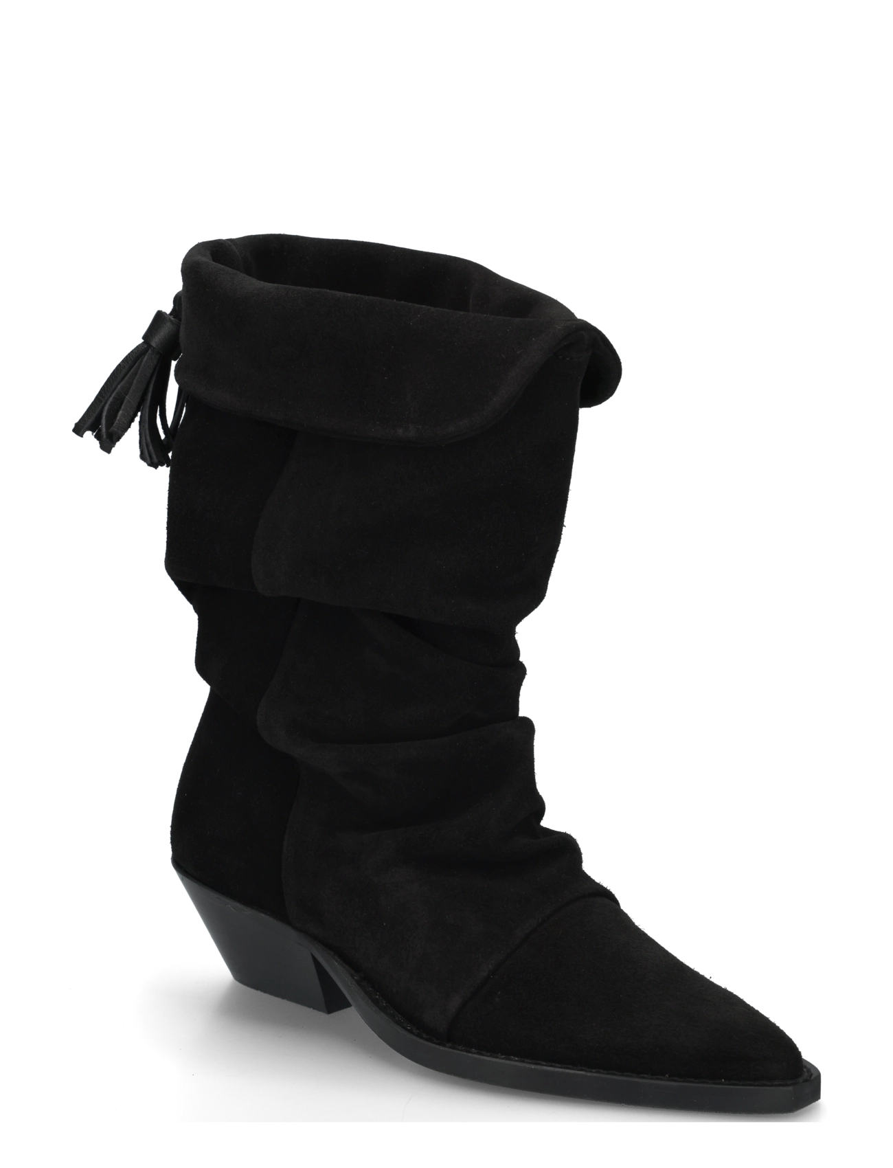 Pavement PABirk Suede - Stövletter - BLACK SUEDE / black