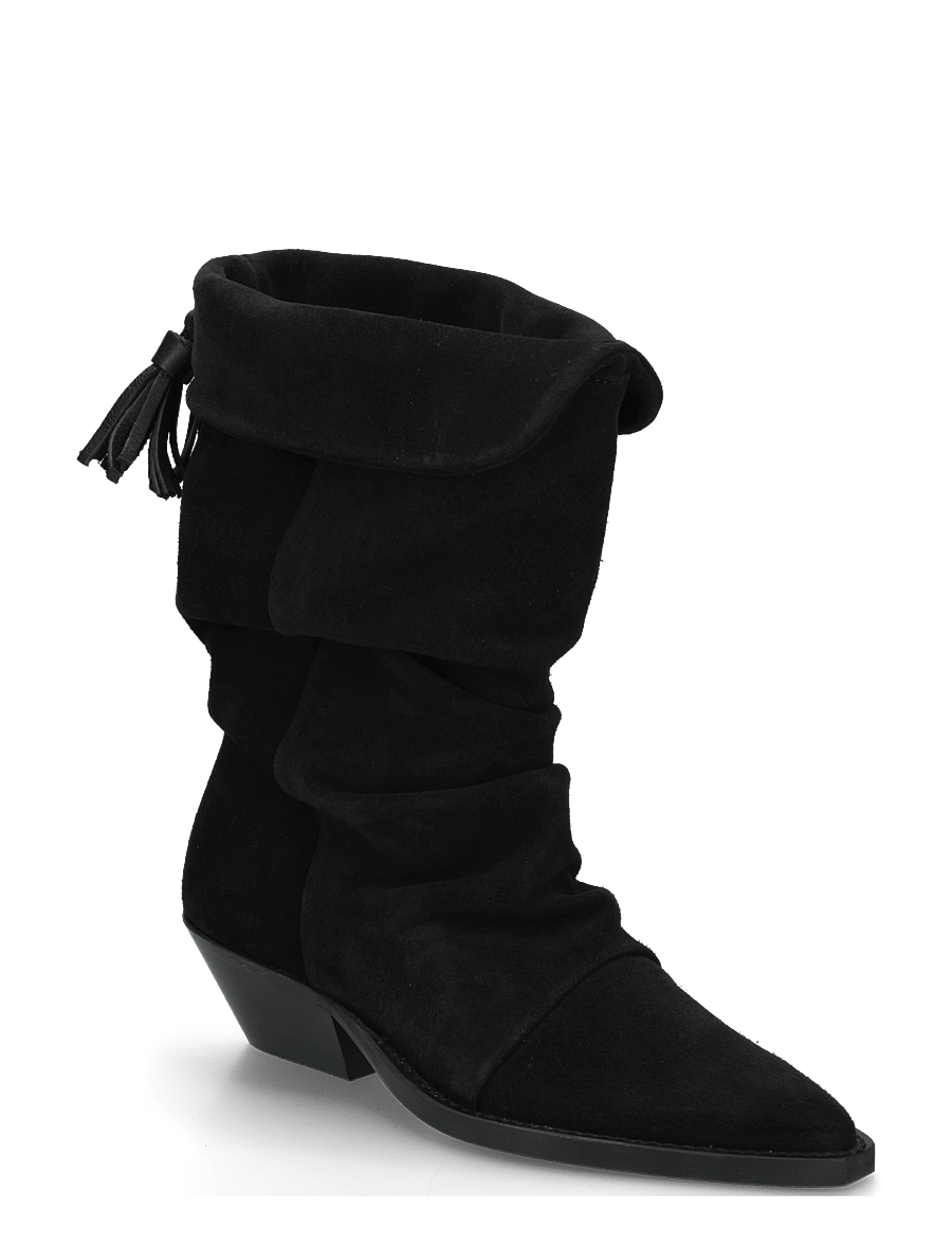 Pavement - PABirk Suede - stövletter - black suede - 0