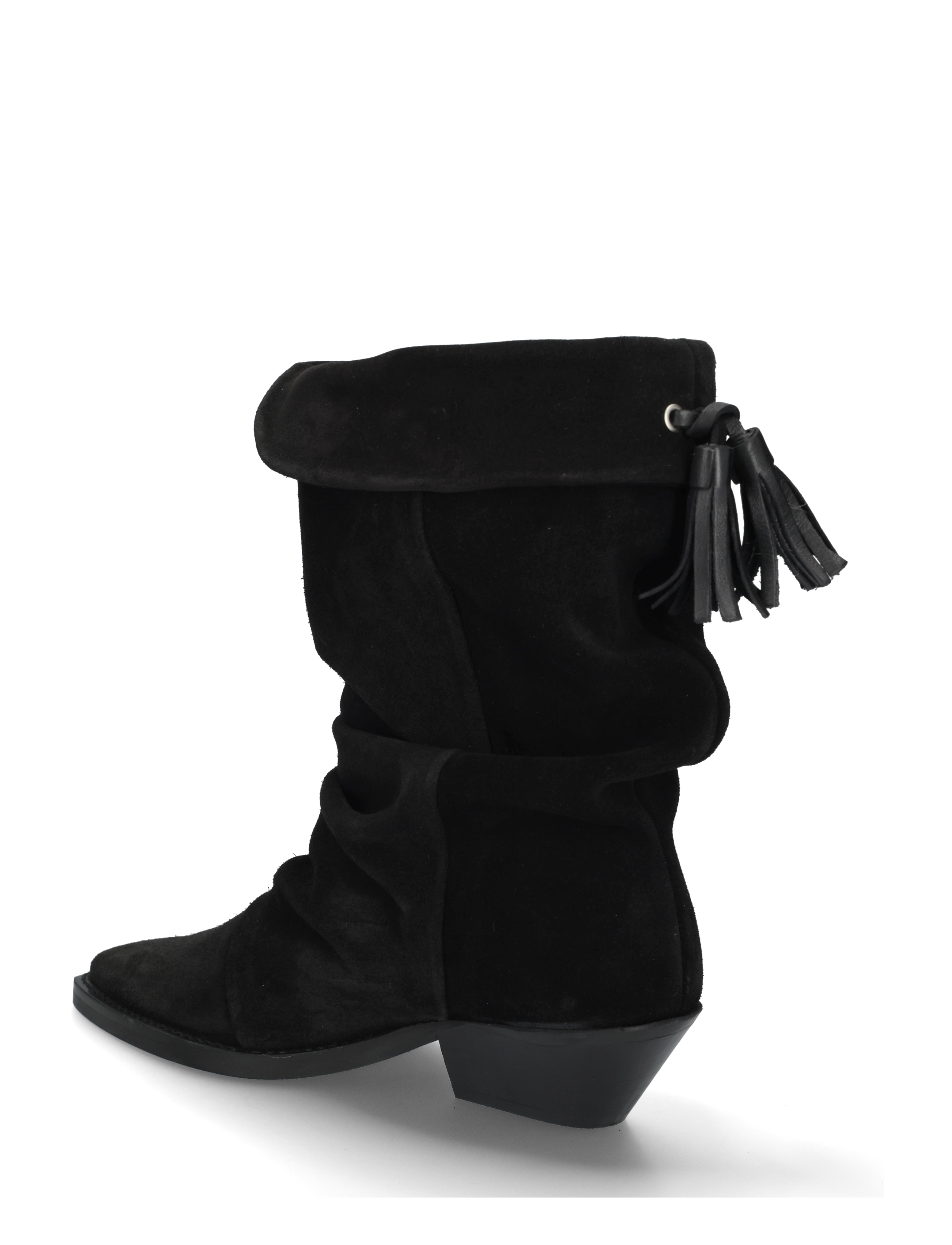 Pavement - PABirk Suede - stövletter - black suede - 1