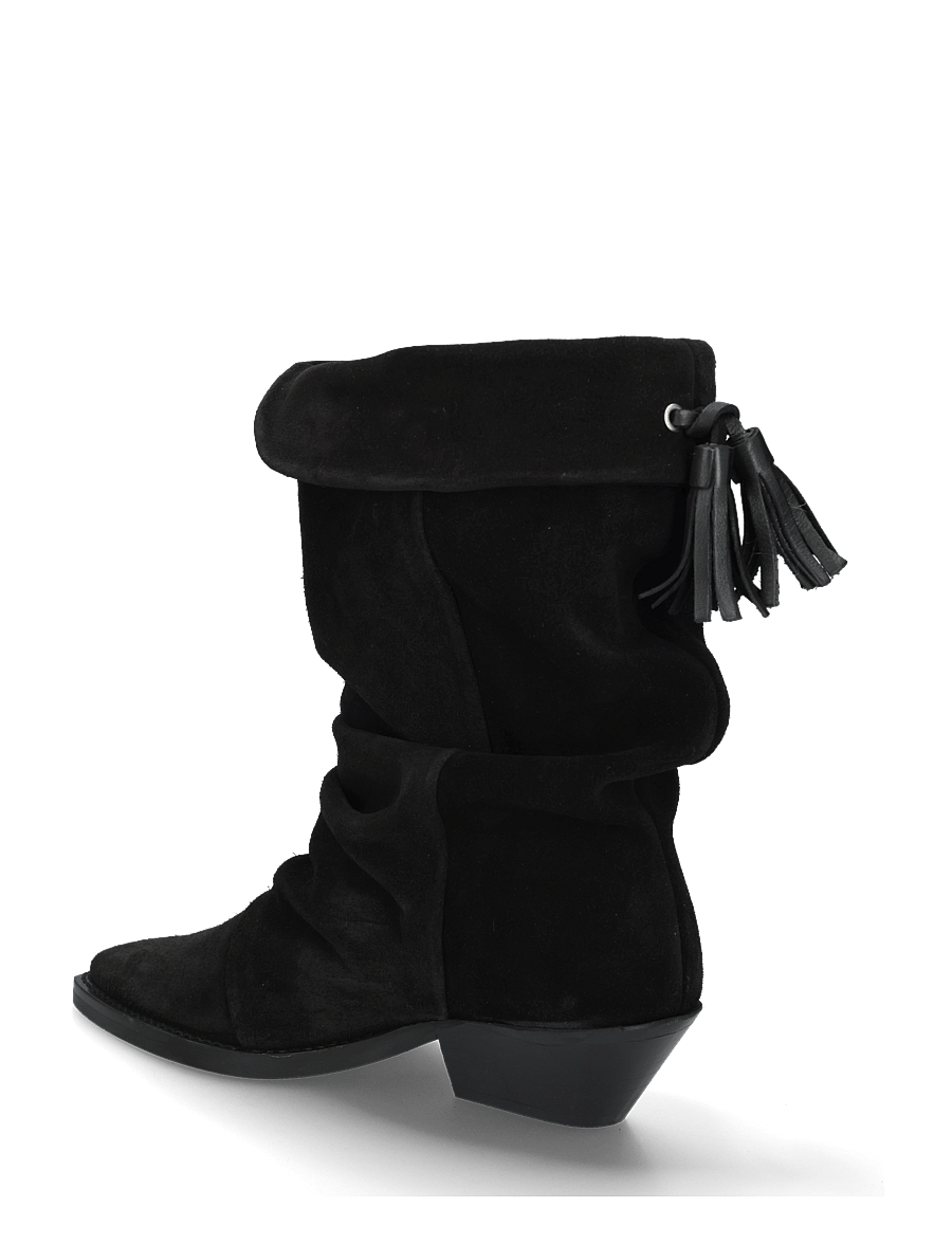 Pavement - PABirk Suede - stövletter - black suede - 1