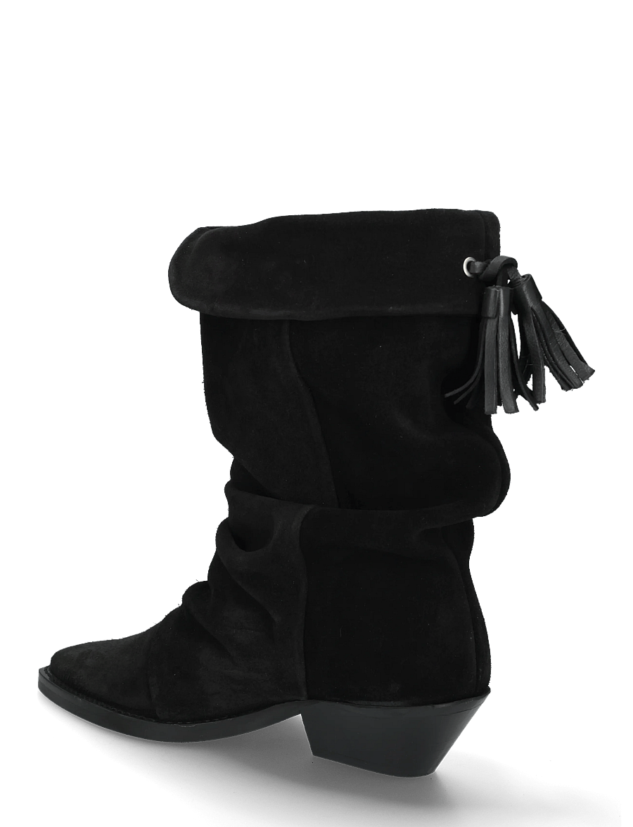 Pavement - PABirk Suede - stiefeletten mit absatz - black suede - 1