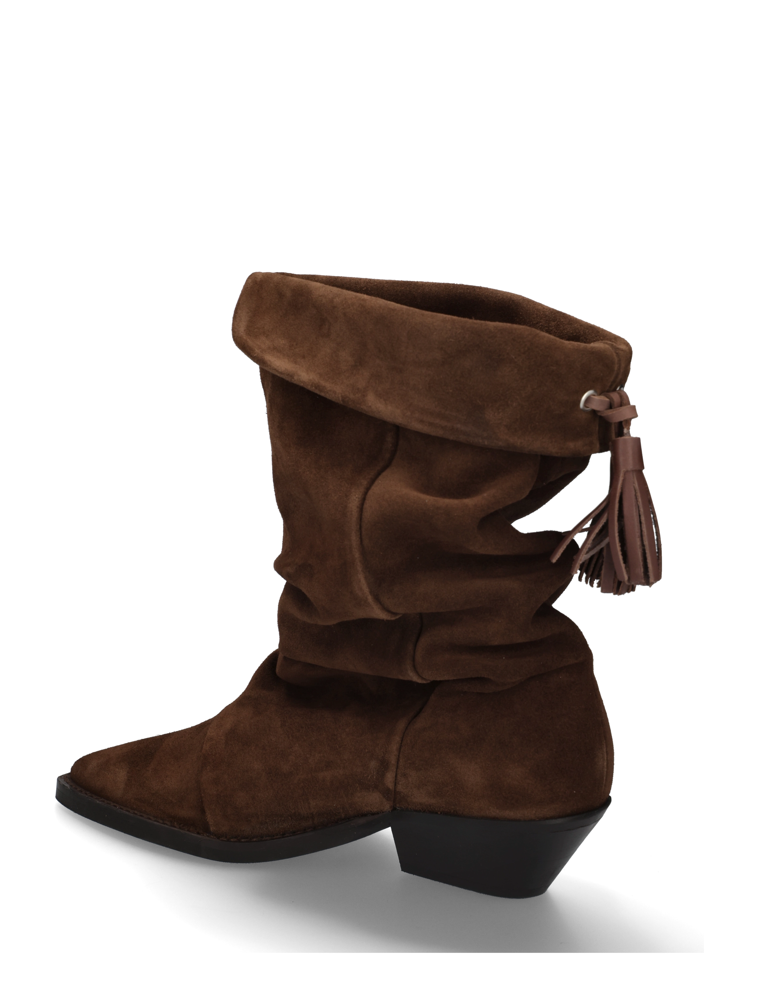 Pavement - PABirk Suede - kontsaga poolsaapad - brown suede - 1